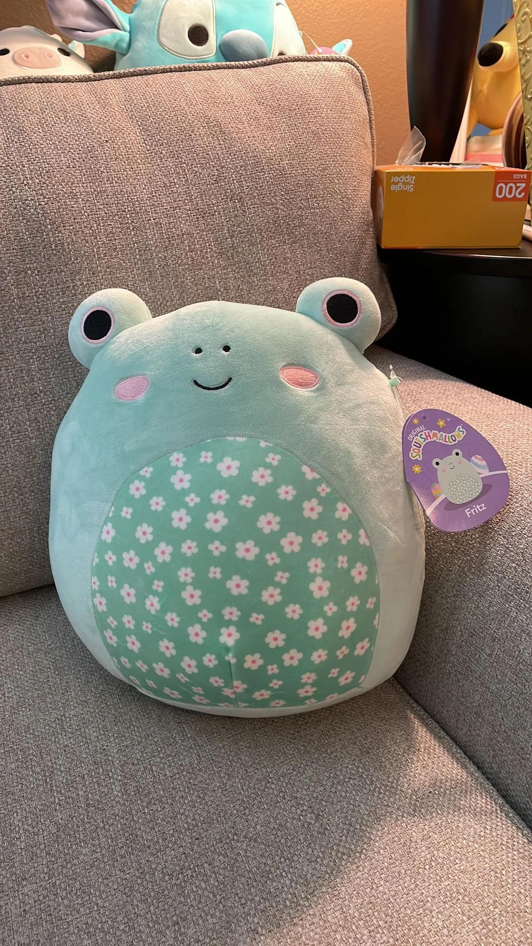 Product image for Squishmallow Fritz Frog 11”