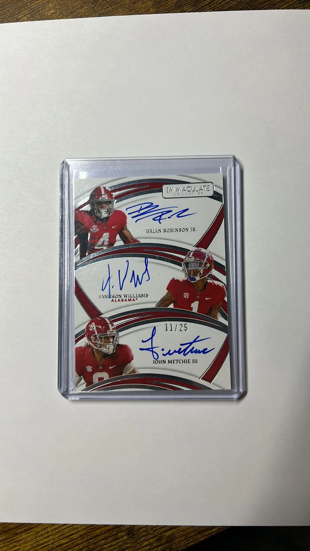 Product image for 2022 Immaculate Triple Auto #/25