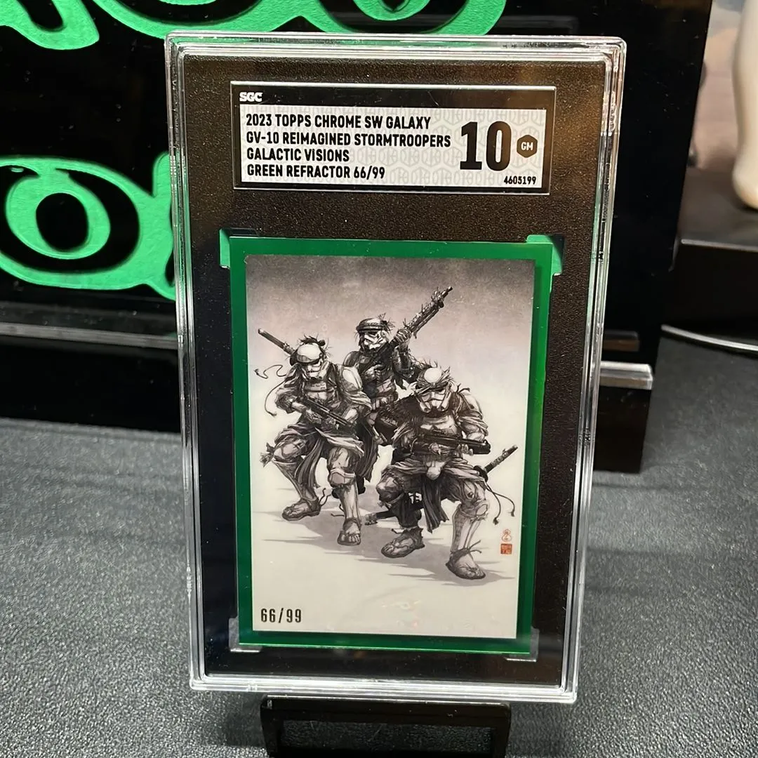 Product image for 2023 Topps Chrome Star Wars Galaxy Reimagined Stormtroopers SGC 10