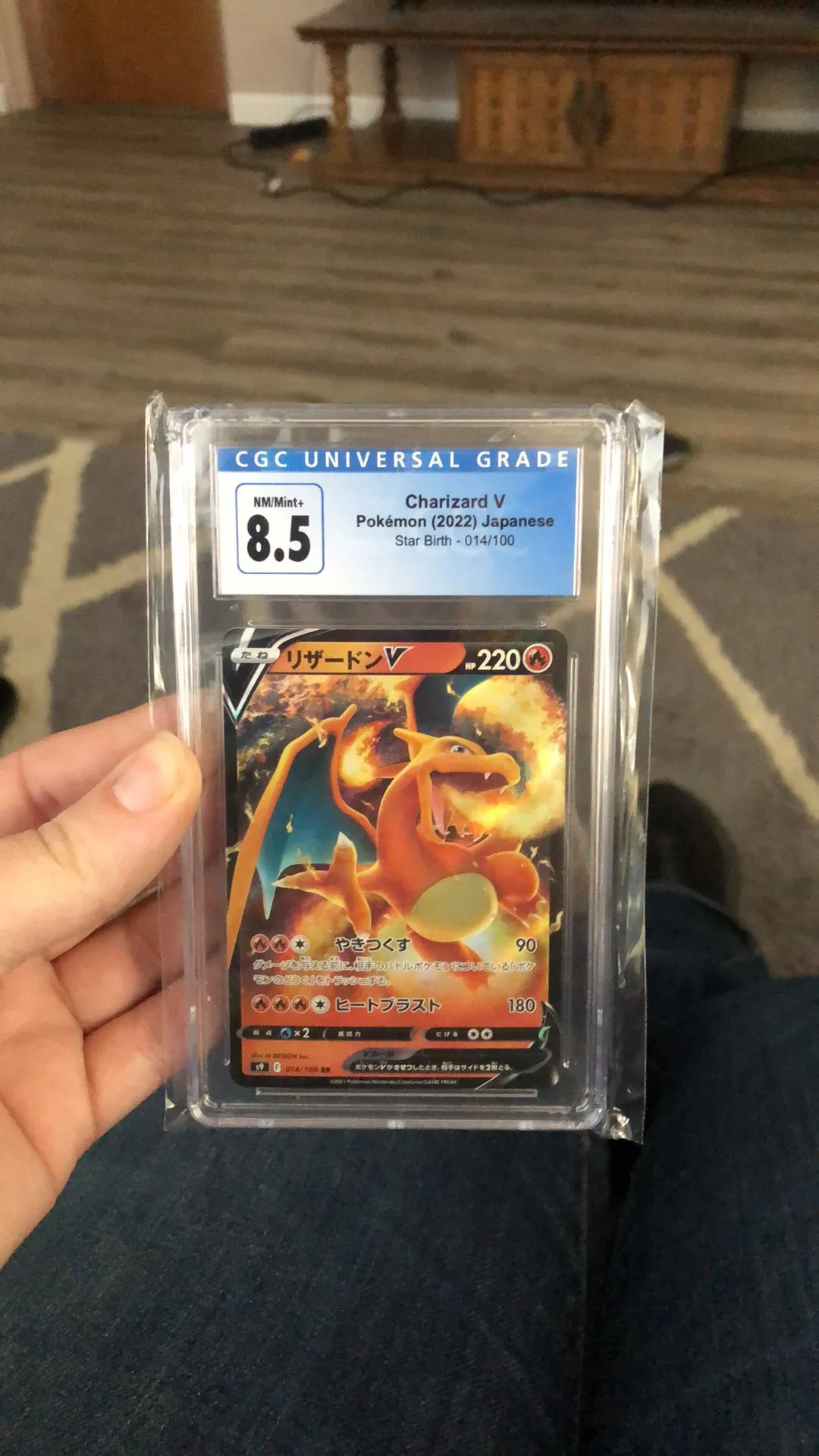 Product image for 2022 Star Birth Charizard V  CGC 8.5