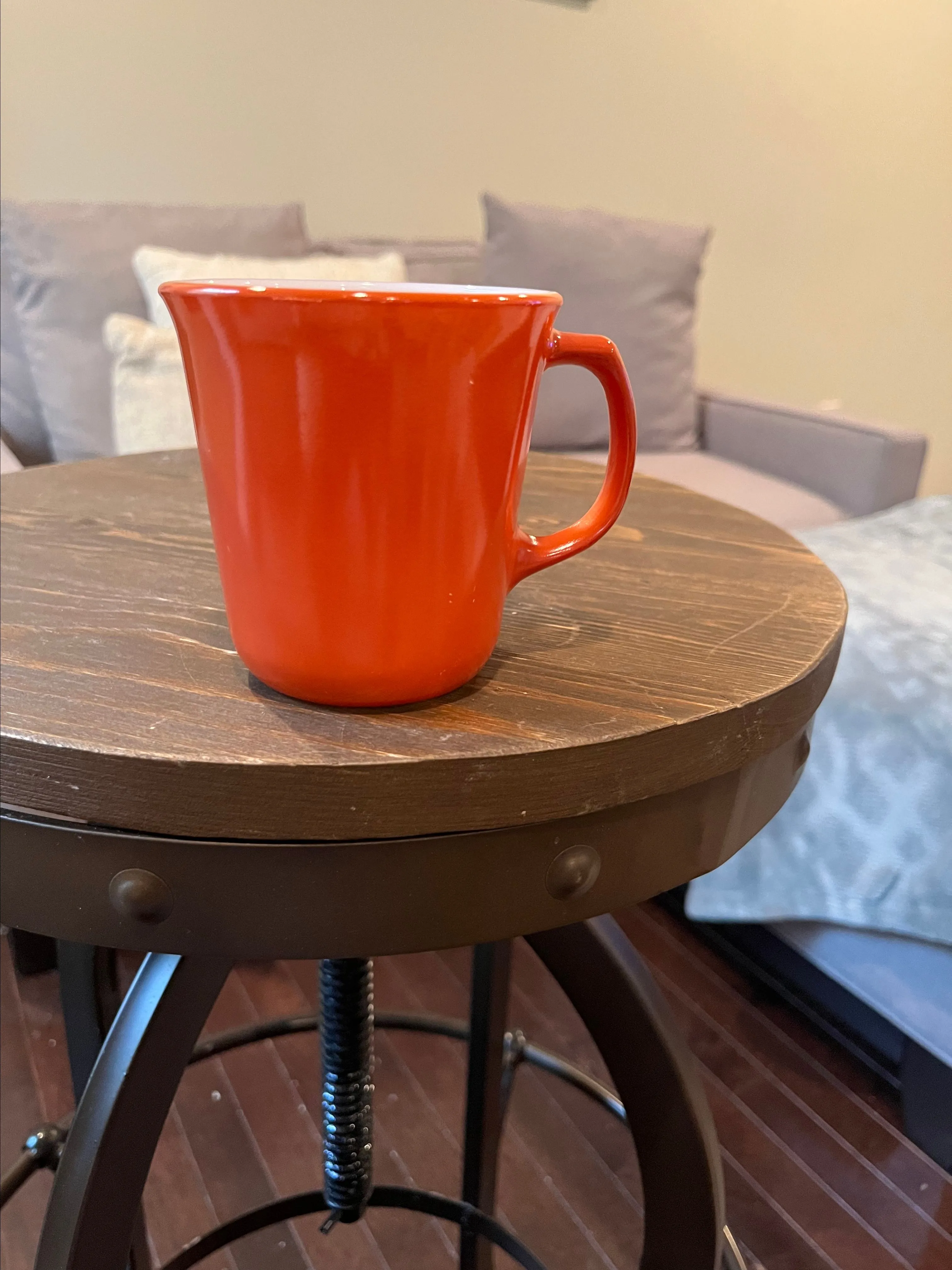 Product image for Pyrex Burnt Orange Coffee Cup/Mugs