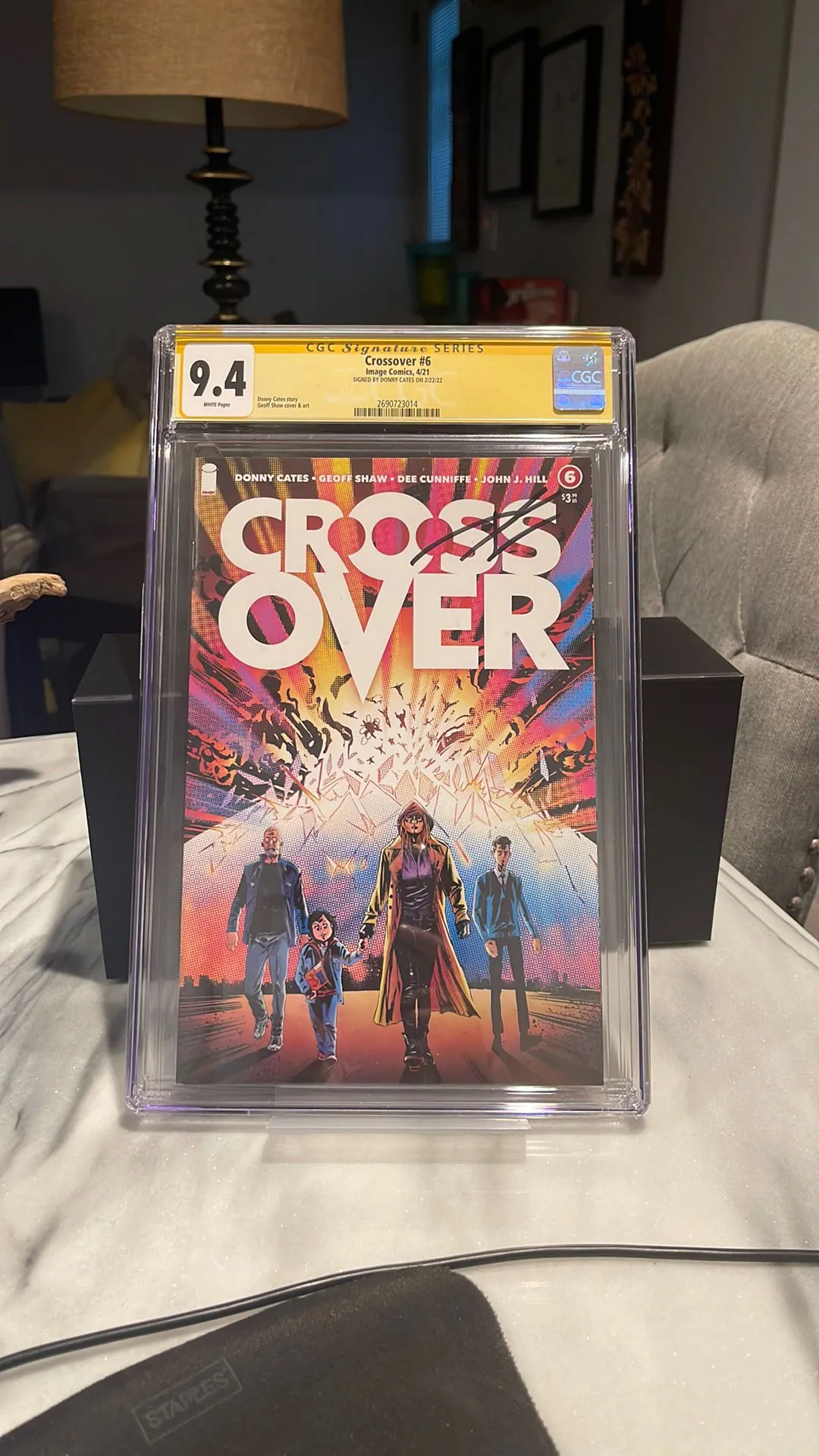 Product image for Crossover #6 CGC 9.4 Image Comics 2021 Cover A Signed by Donny Cates White Pages