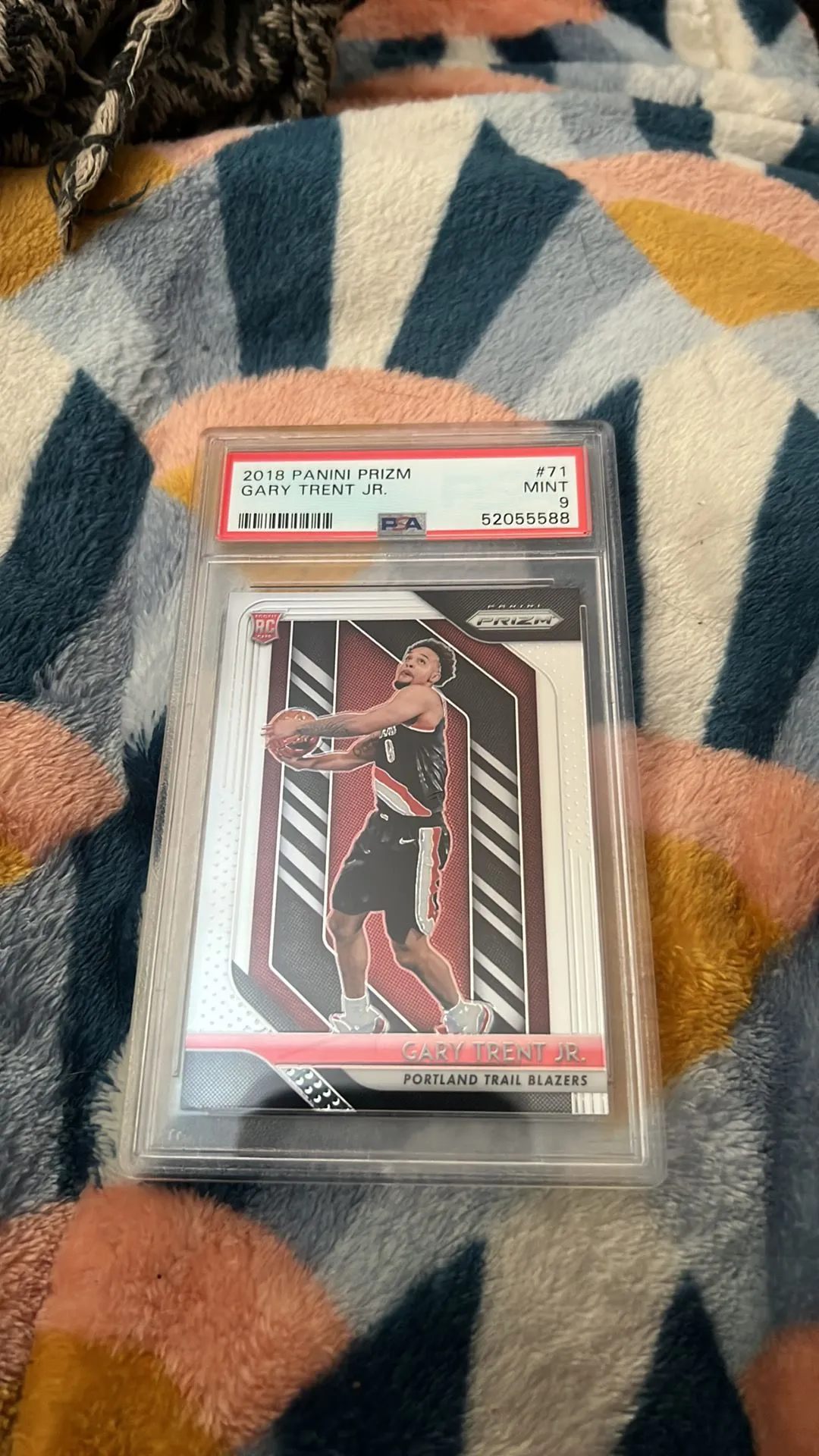 Product image for 2018 Panini Prizm Gary Trent Jr. 71  PSA MINT 9
