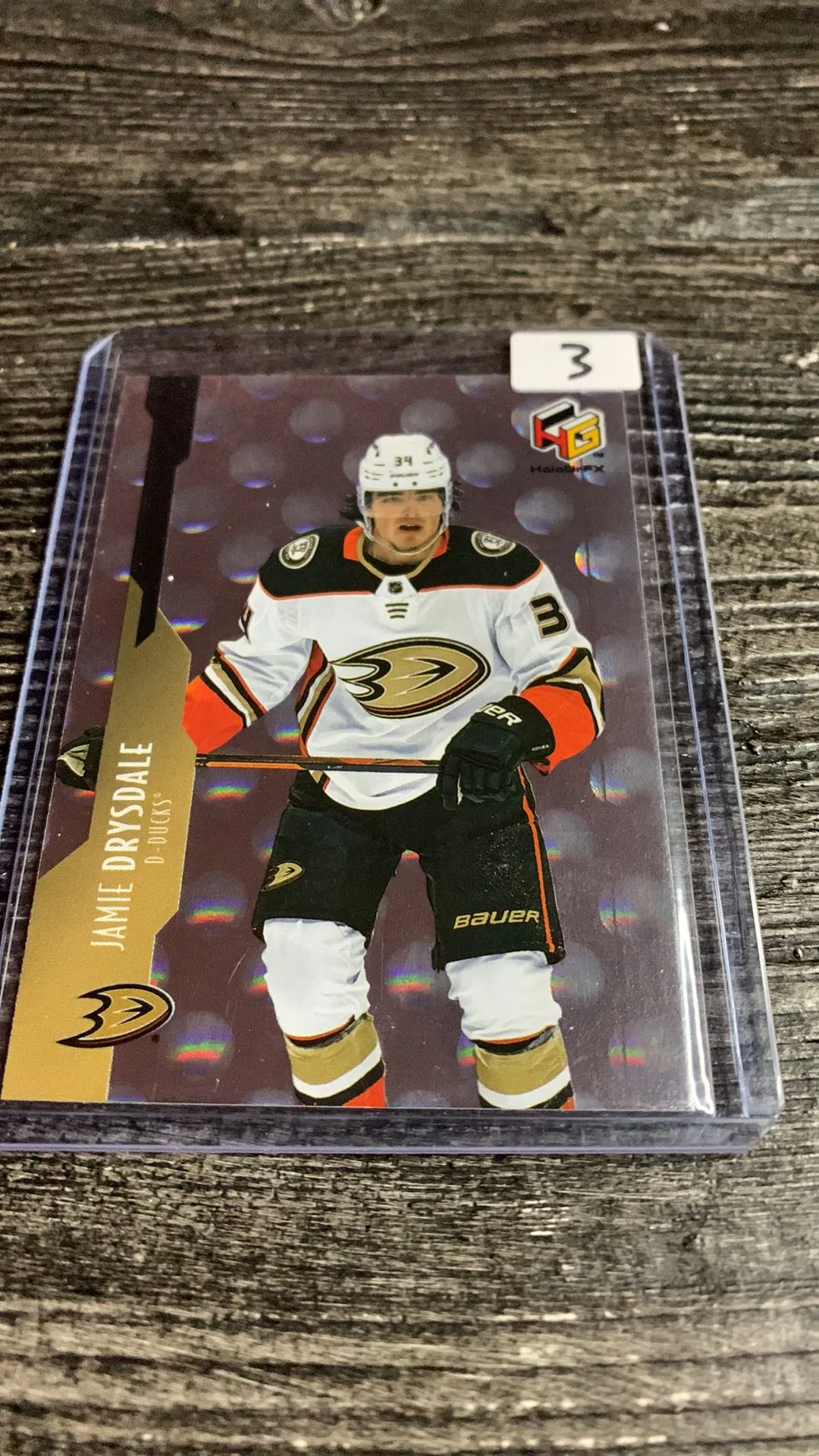Product image for Drysdale ducks rookie HG holografx silver