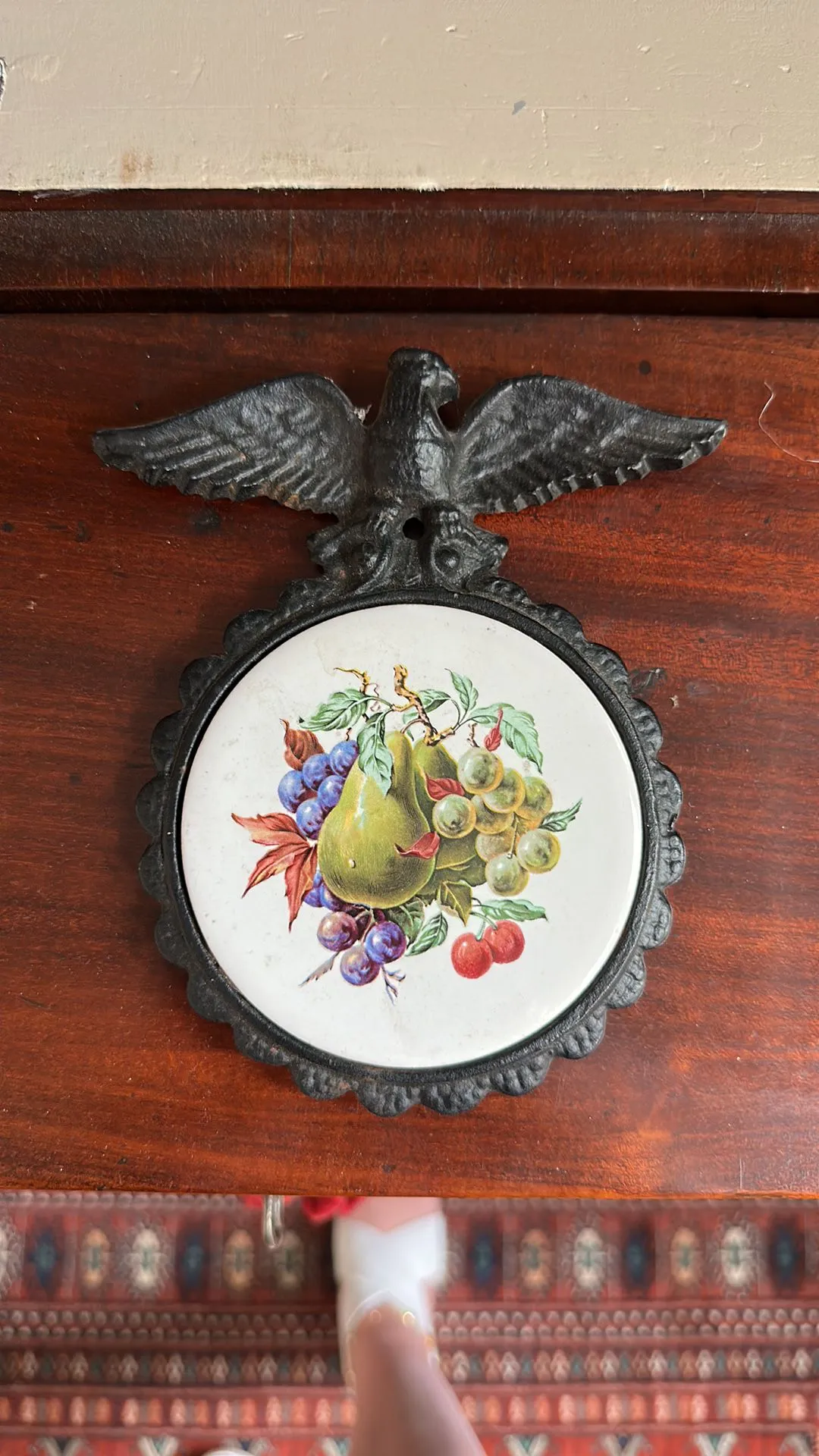 Product image for Beautiful English Federal Eagle Wall Plaque