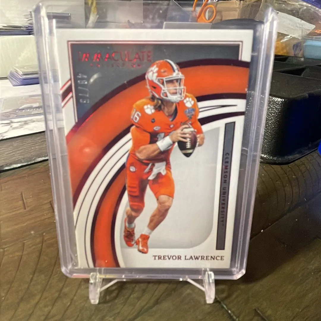 Product image for Trevor Lawrence 2022 Immaculate Collegiate Hobby /75 Jaguars