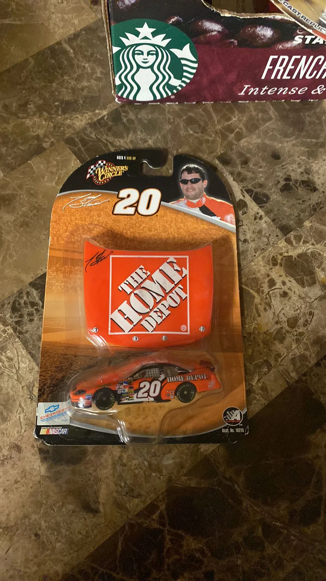 Product image for 2004 Winners Circle 1/64 Scale Tony Stewart Home Depot Die Cast & Hood Magnet