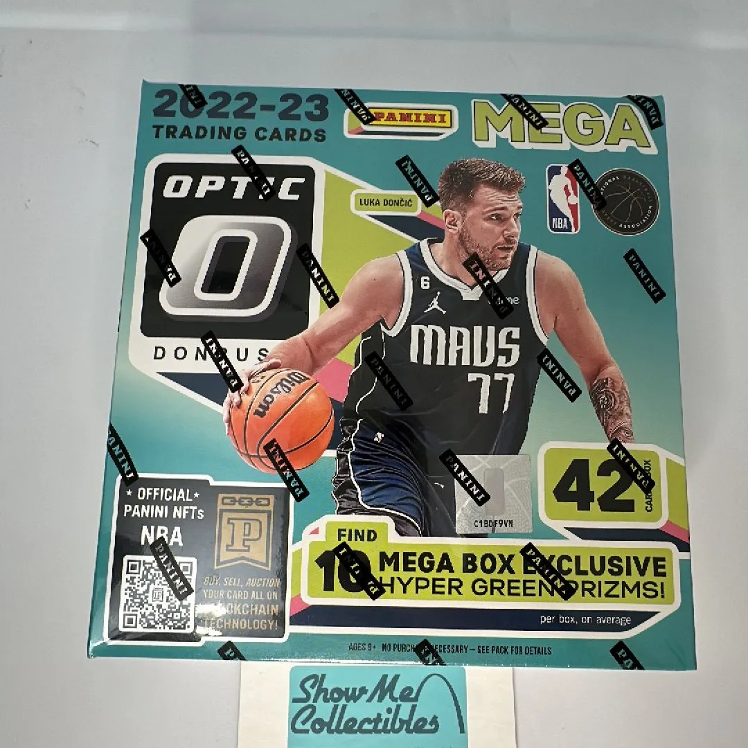 Product image for 2022/23 Panini Donruss Optic Basketball Fanatics Mega Box Hyper Green Prizm (NEW/FACTORY SEALED)
