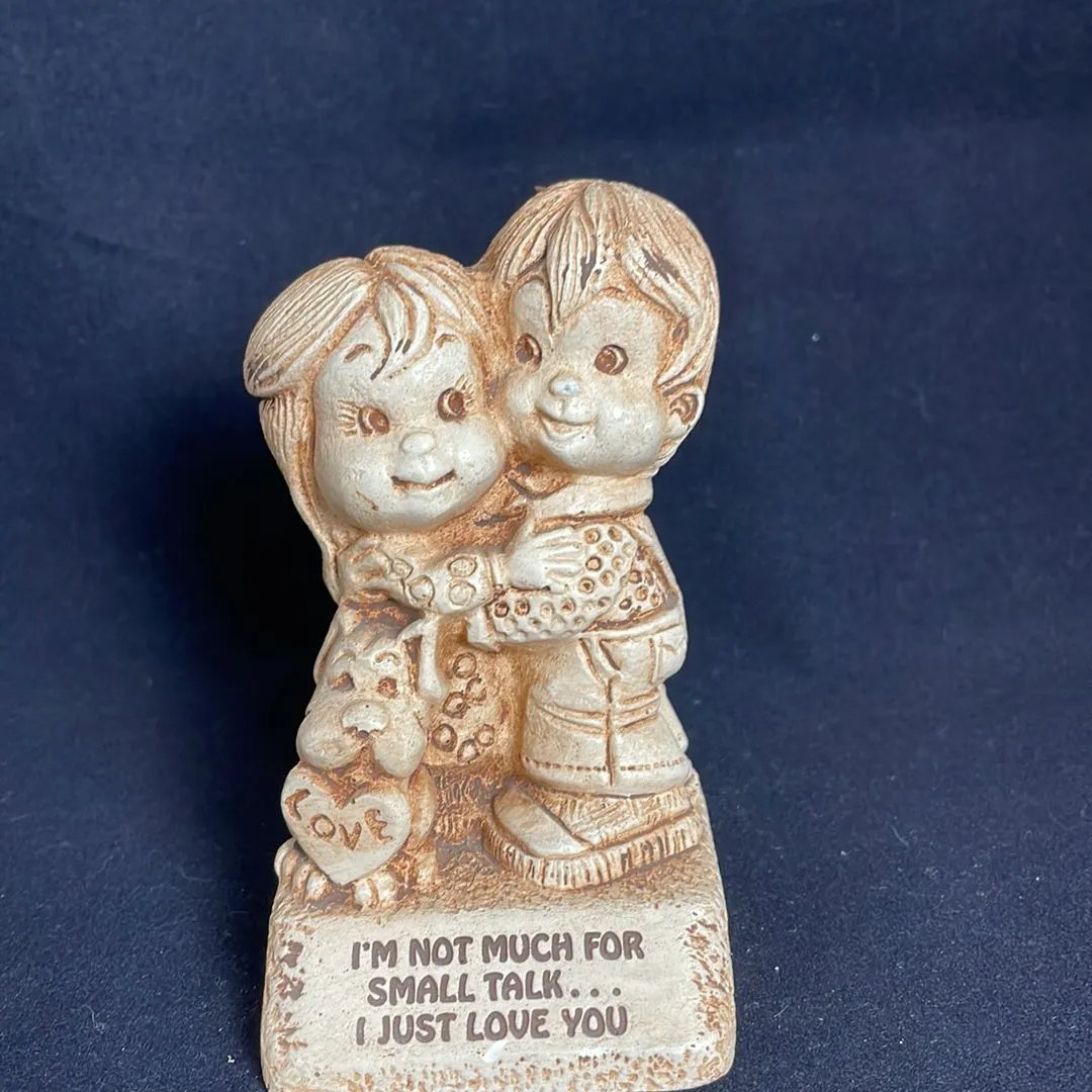 Product image for Vintage 1981 “I’m not much for small talk…I just love you “