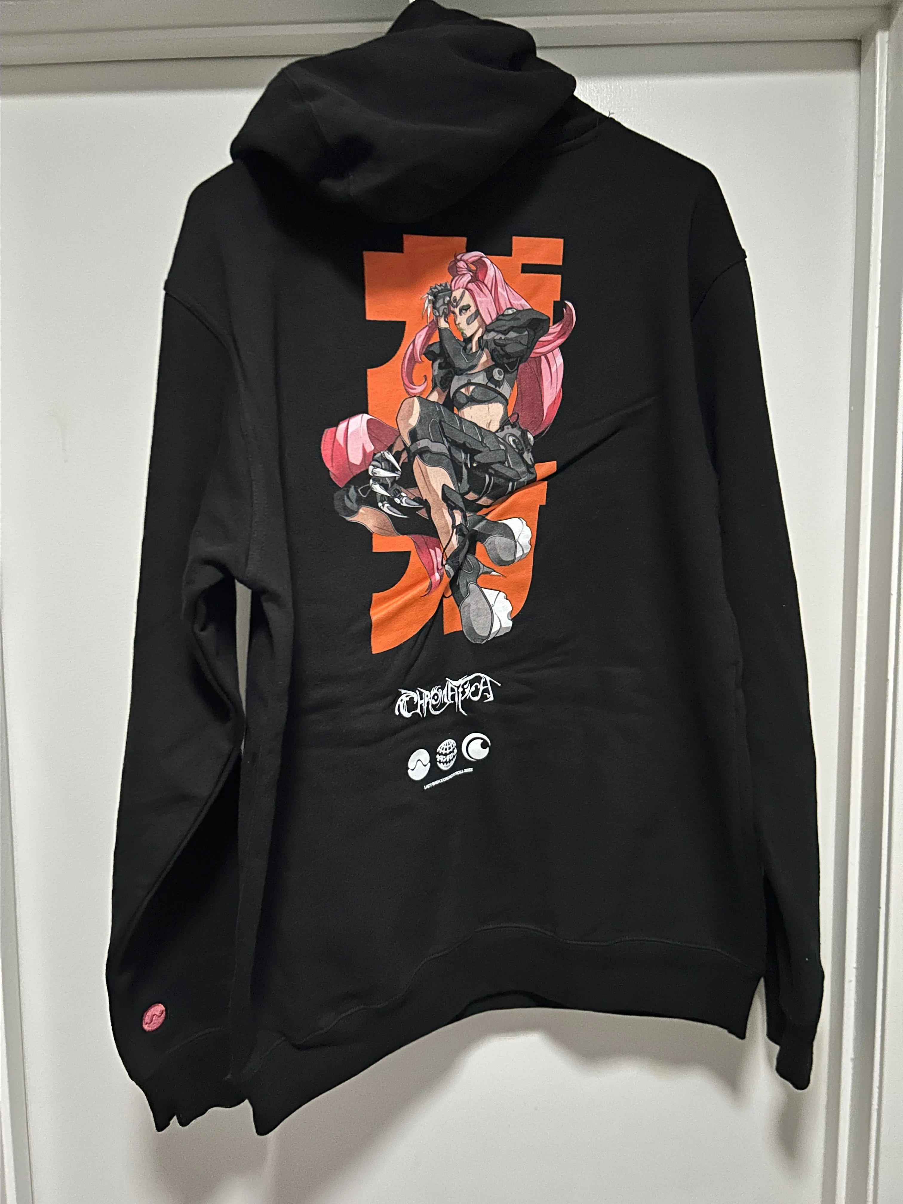 Product image for New Crunchyroll x Lady Gaga Chromatic Hoodie. Size Medium