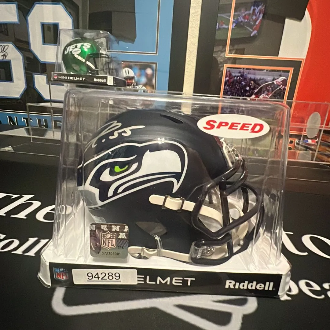 Product image for Frank Clark mini helmet