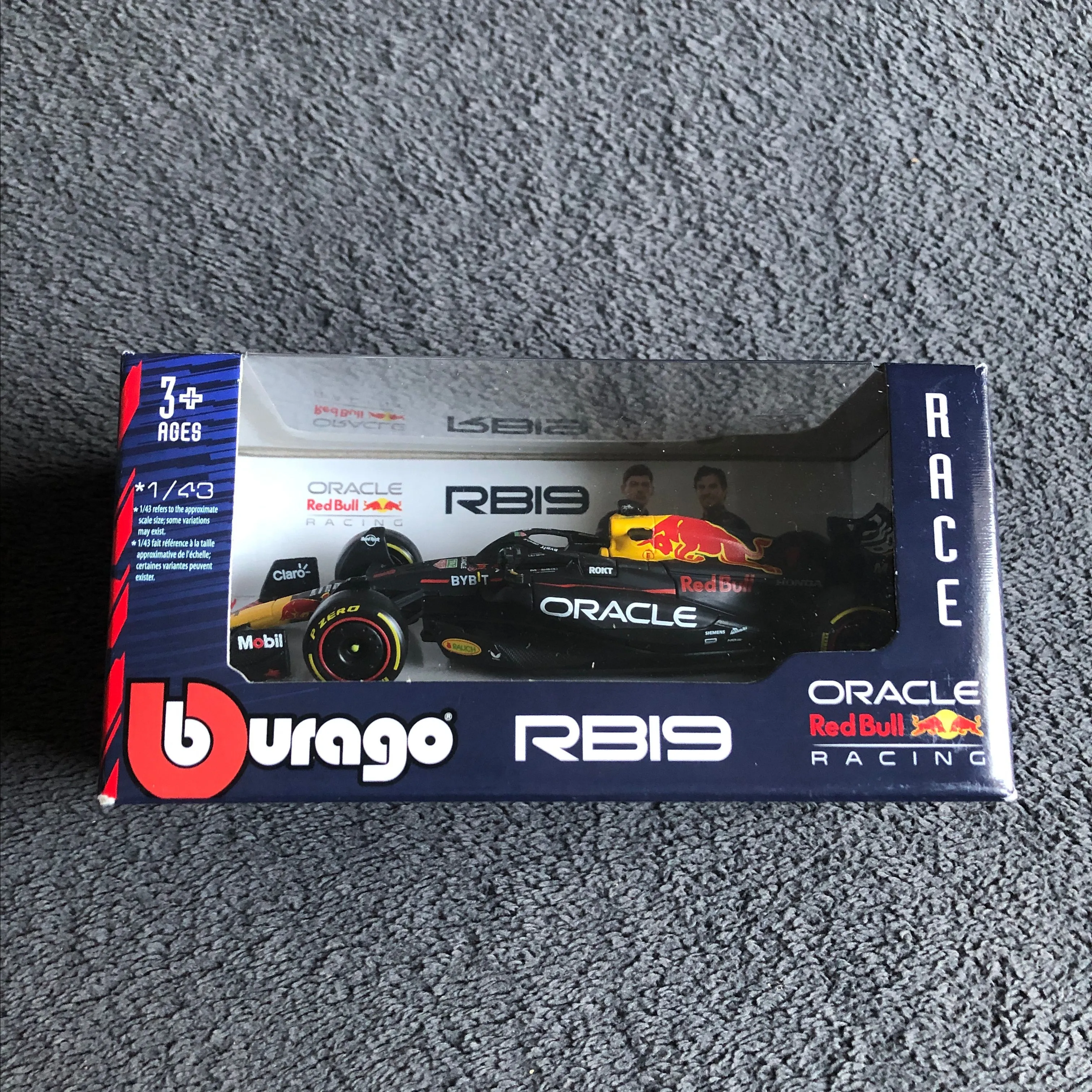 Product image for Bburago Oracle RedBull Racing RB19  #1 #11 1/43 Scale Formula 1 F1 Car - NIB
