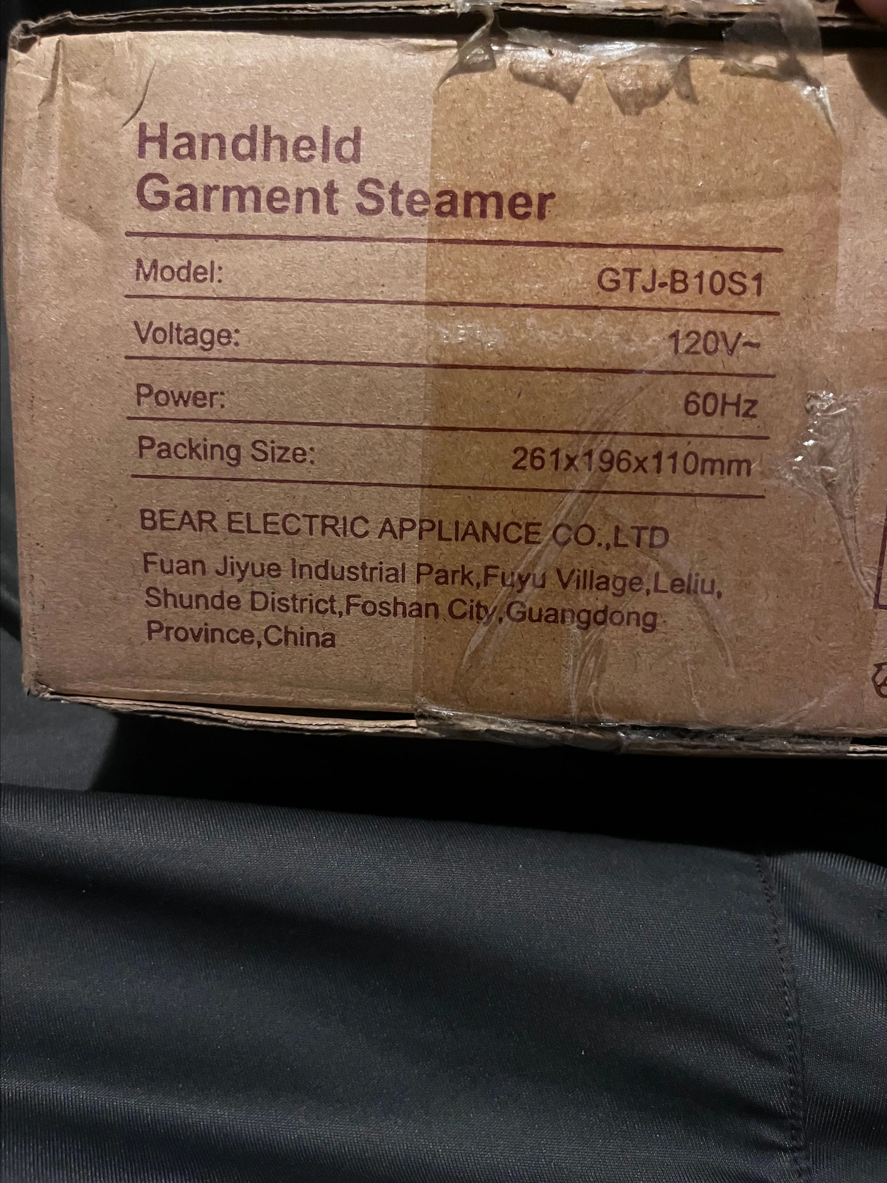 Product image for Bear Steamer for Clothes, Handheld Clothes Steamer,1300W Strong Power Garment Steamer with 230ml Tan