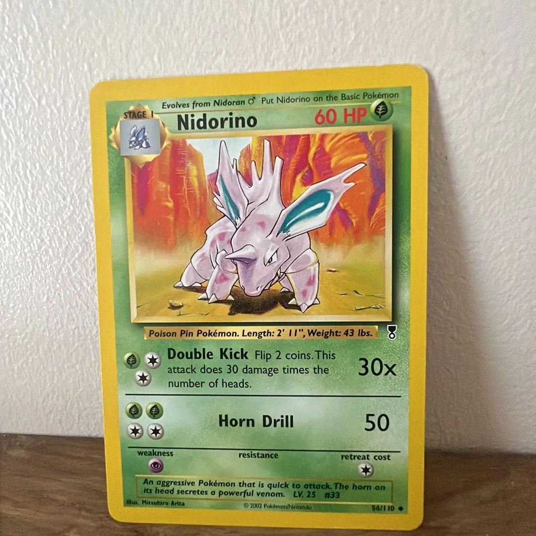 nidorino pokemon card price (46/102) [HeartGold & SoulSilver: Triumphant] Colorless Fury Attack (30×) Flip 3 coins Pokemon Nidorino | Mercari