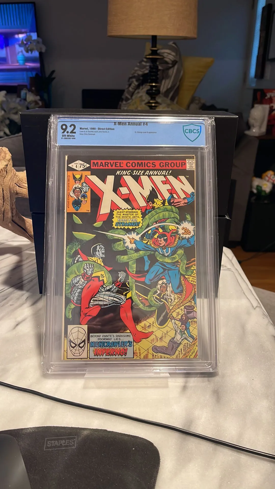 Product image for X-Men Annual #4 CBCS 9.2 Marvel 1980 Doctor Strange Cover & Appearance Non CGC