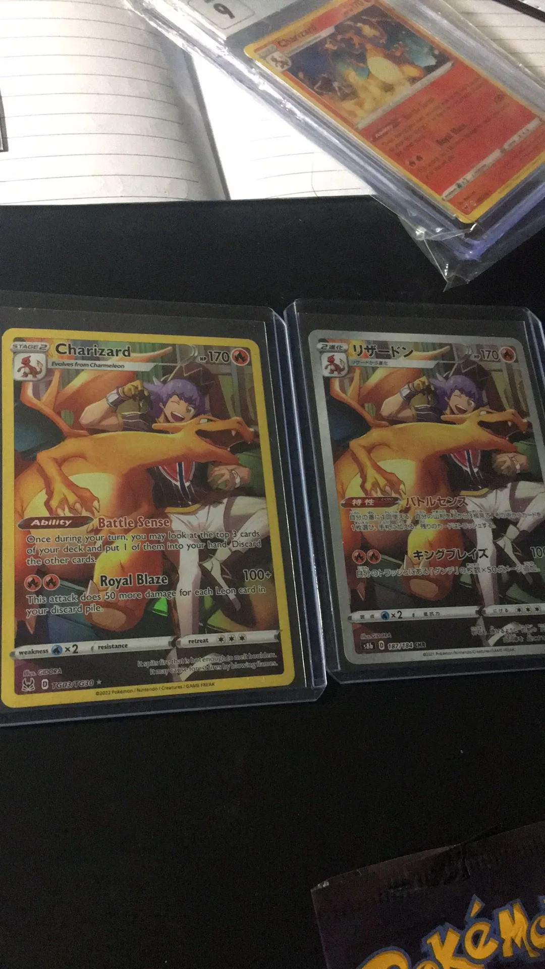 Product image for Pokémon TCG Charizard Lost Origin Trainer Gallery TG03/TG30 Holo rainbow Ultra Rare.