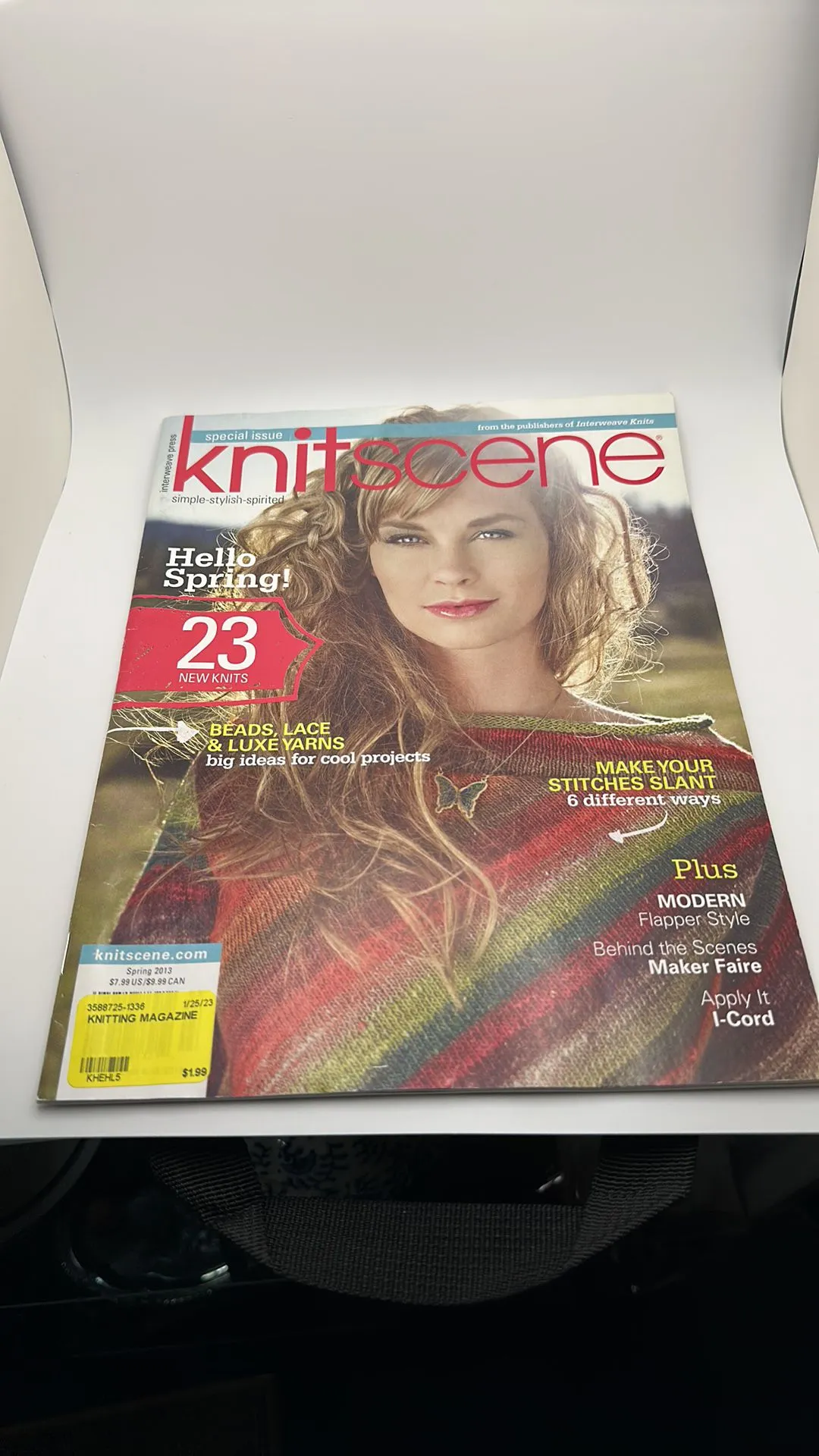 Product image for knitscene spring 2013 collection with patterns