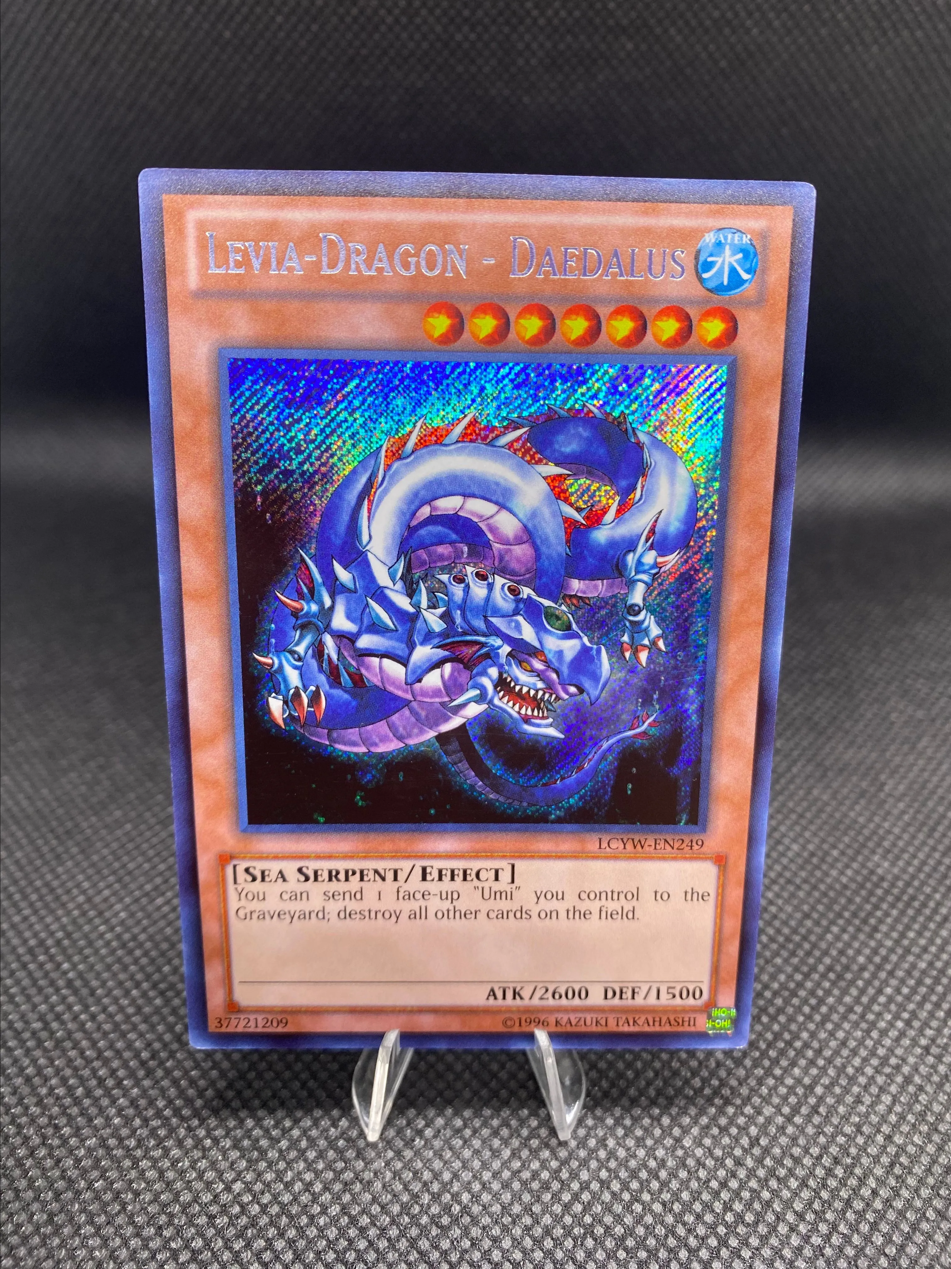 yugioh levia dragon daedalus deck Amazon.com: YuGiOh Fury from the Deep Structure Deck Levia-Dragon-Daedalus  SD4-EN010 Common : Toys & Games main image 0