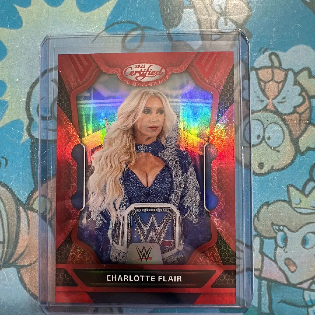 Product image for 2022 WWE Chronicles Certified Charlotte Flair 38/199