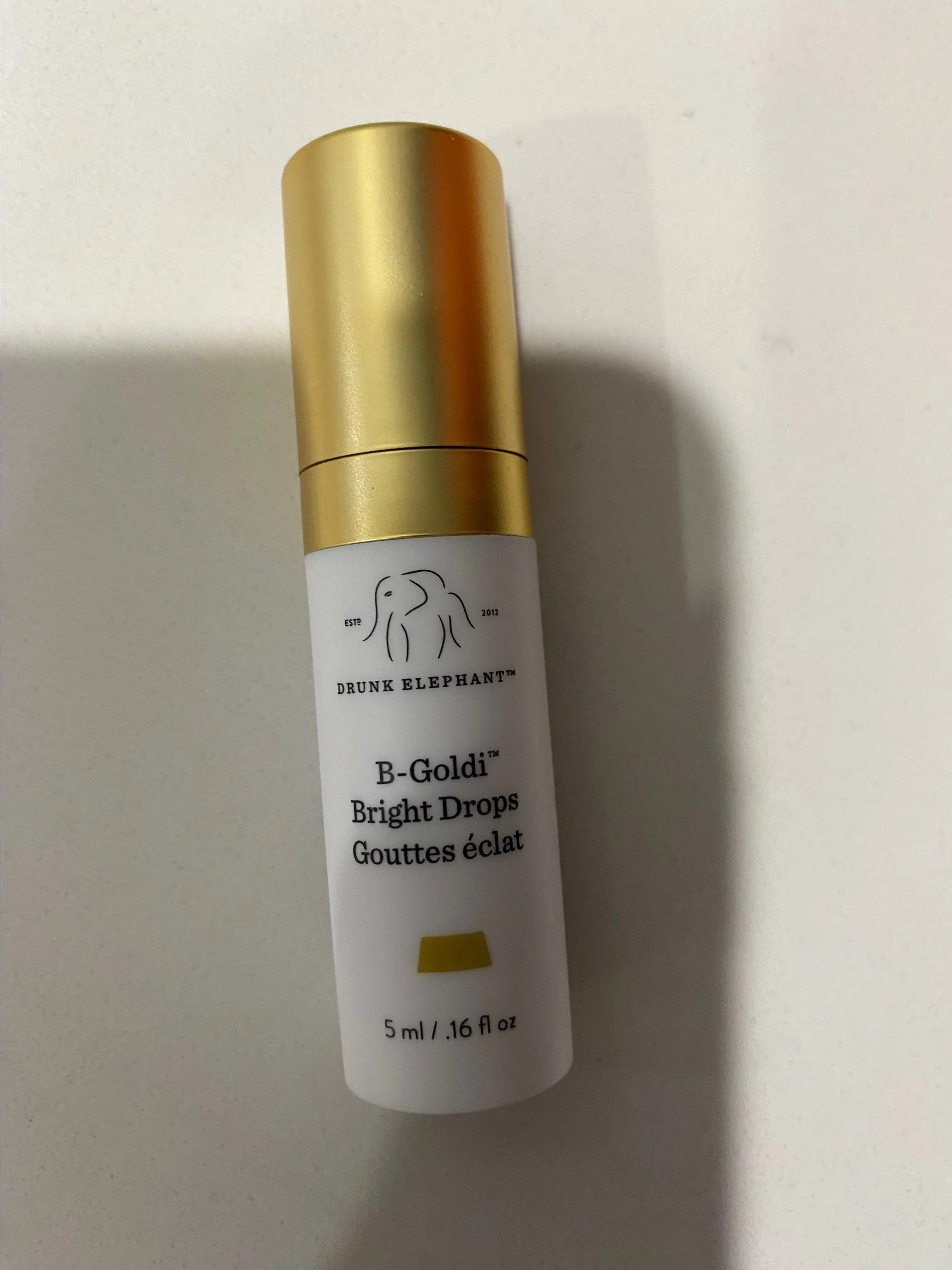 Product image for Drunk Elephant B-Goldi Bright Drops deluxe travel new