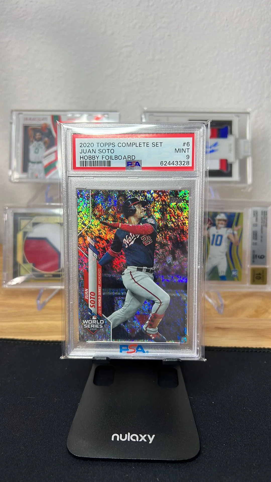 Product image for 2020 Topps Complete Set Juan Soto 6 Hobby Foilboard PSA MINT 9