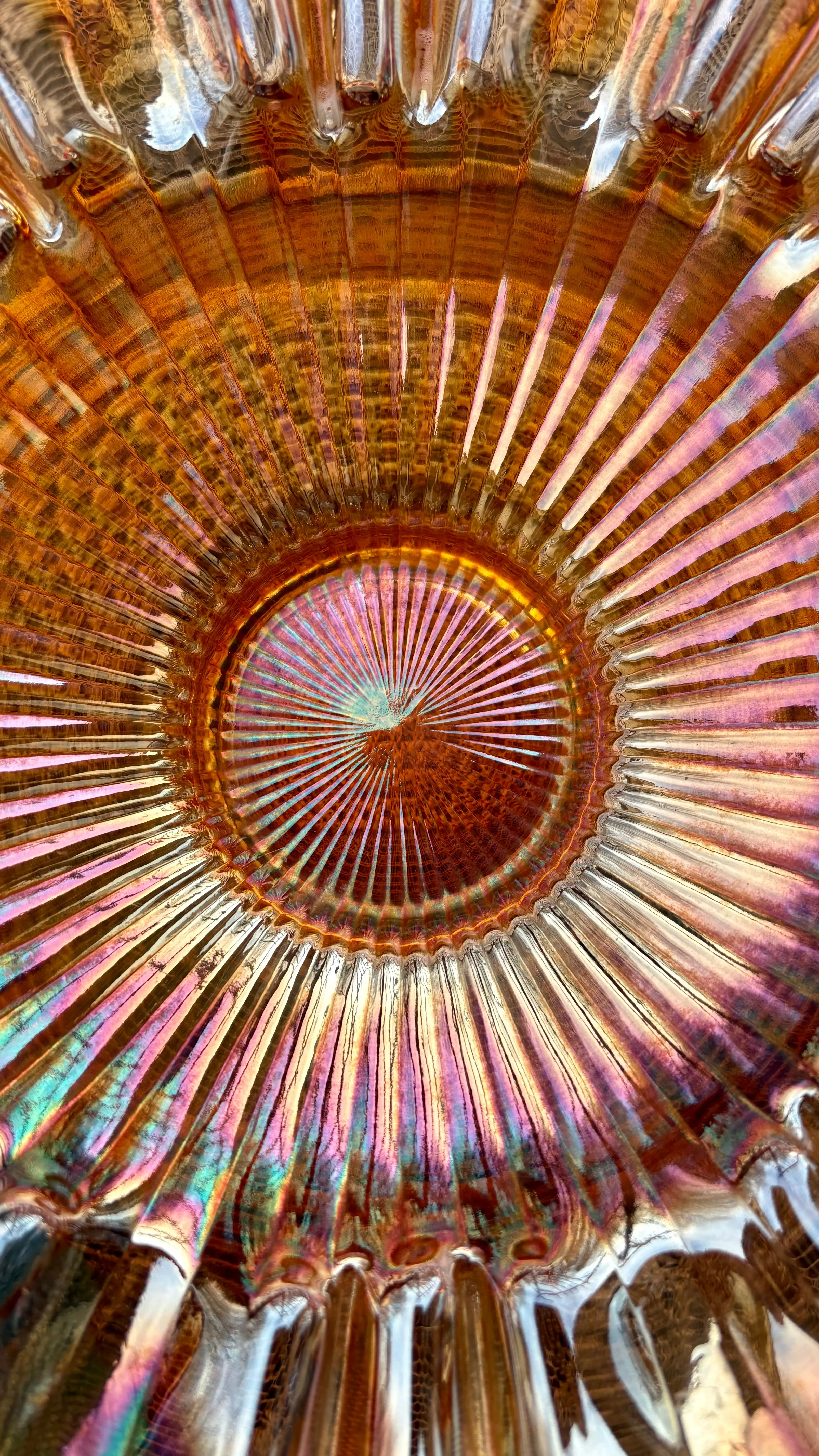 Product image for Federal glass Marigold carnival bowl
