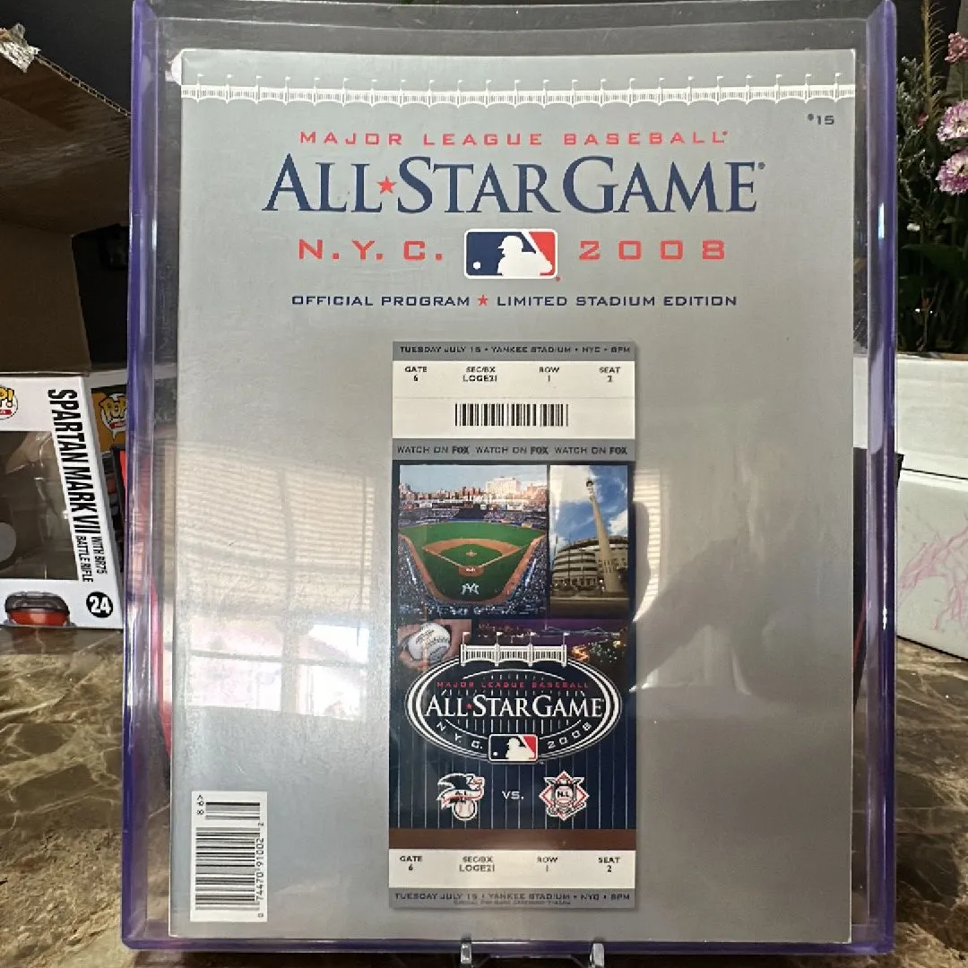 Product image for MLB All Star game NYC 2008 official program