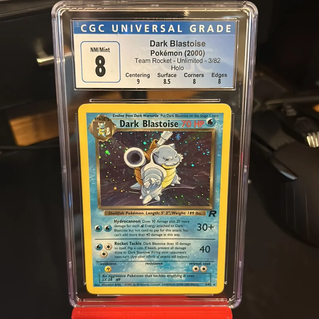Product image for Dark Blastoise CGC 8 w/ subgrades