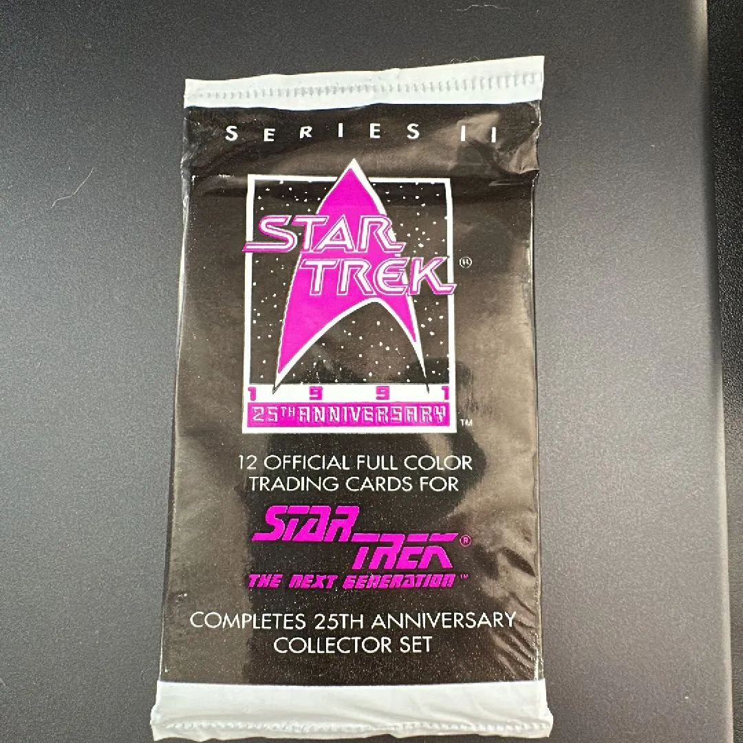 Product image for A. *Seller Support* 1 Pack of Star Trek TNG 25th Anniversary Trading Cards S 2