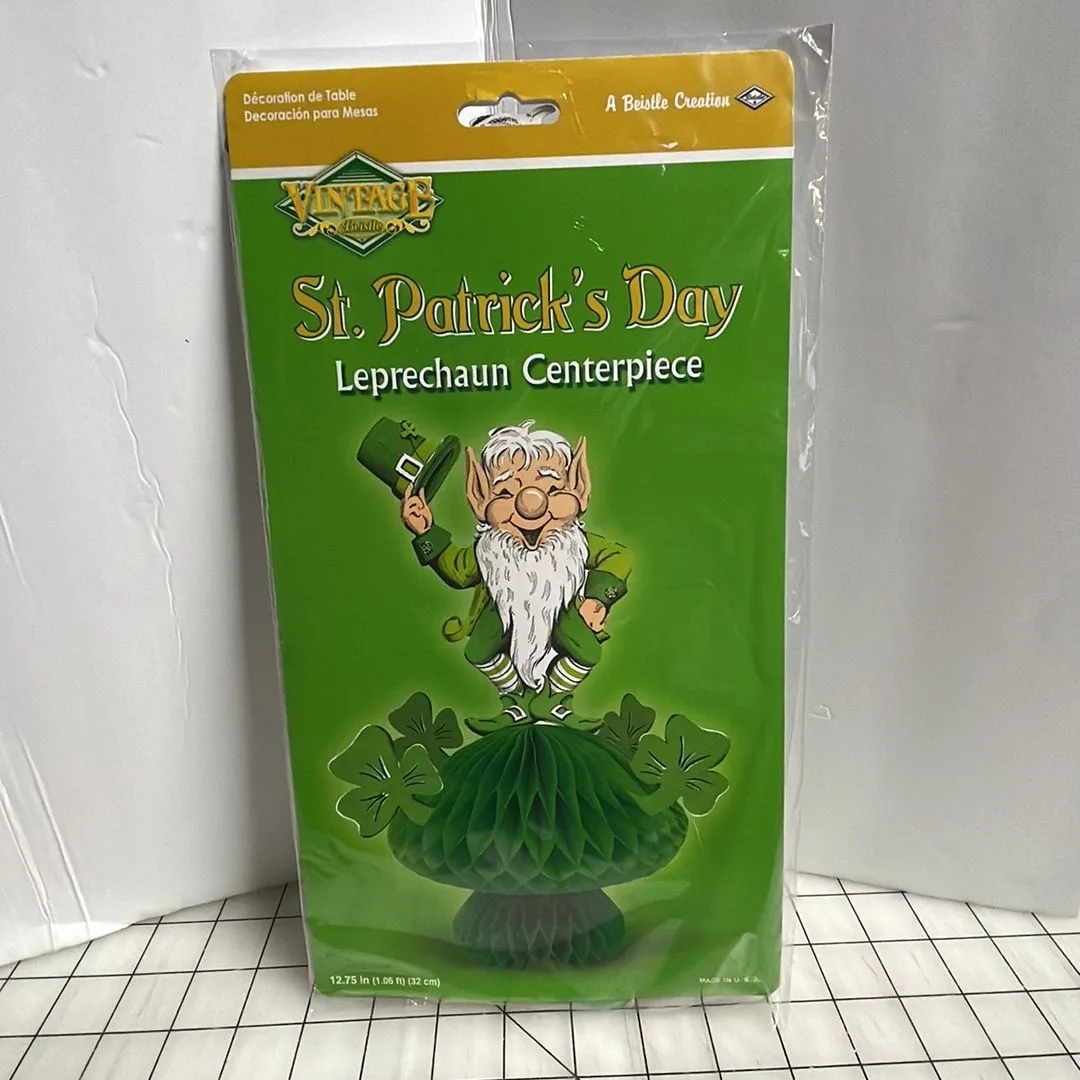 Product image for Inv. 5224 Beistle Leprechaun Tissue Centerpiece