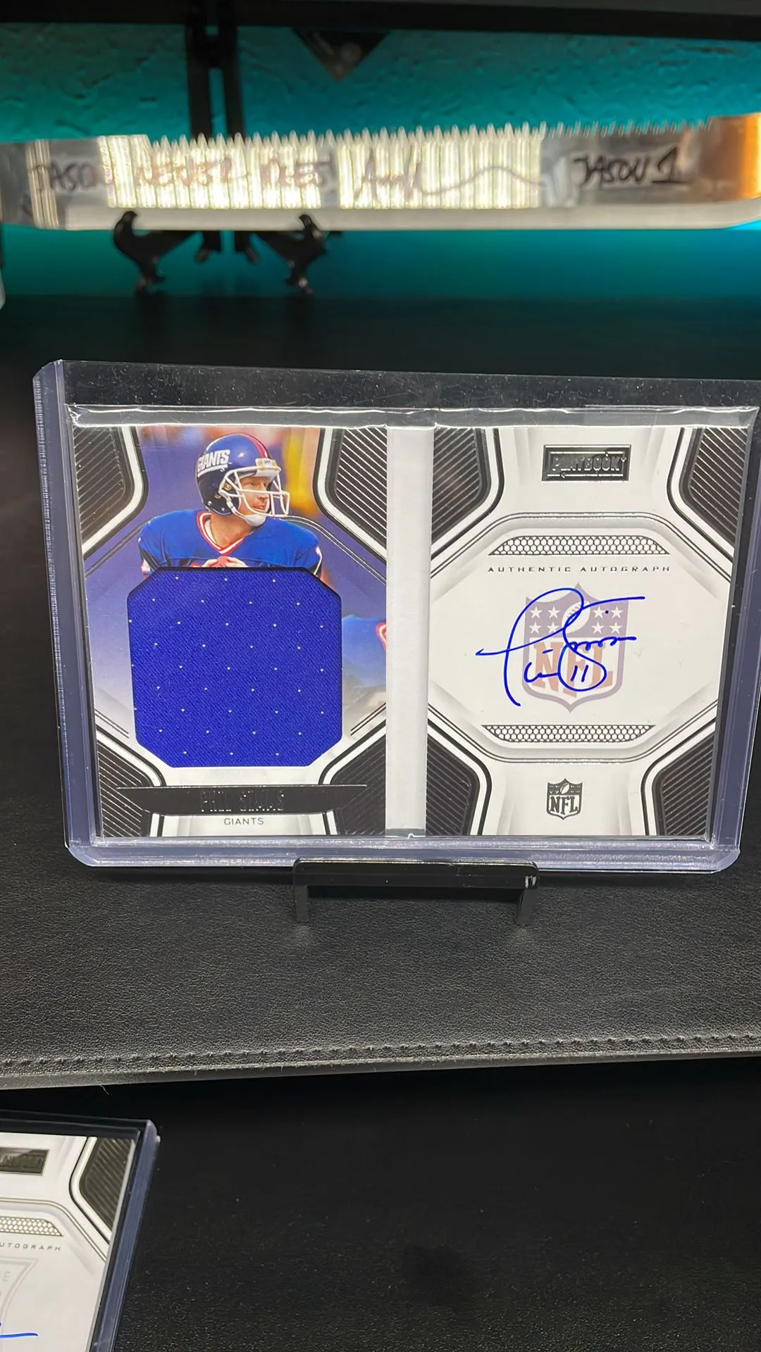 Product image for 2022 Panini Playbook Phil Simms Auto /99
