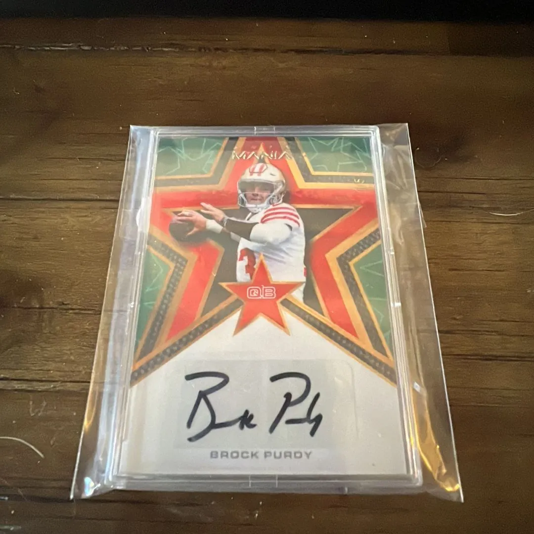 Product image for Brock Purdy autographed card