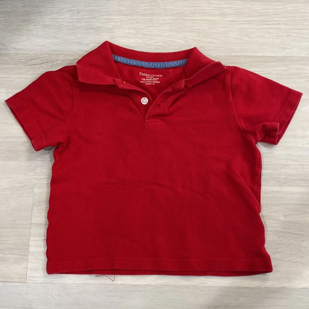Product image for Red Polo Boys Shirt