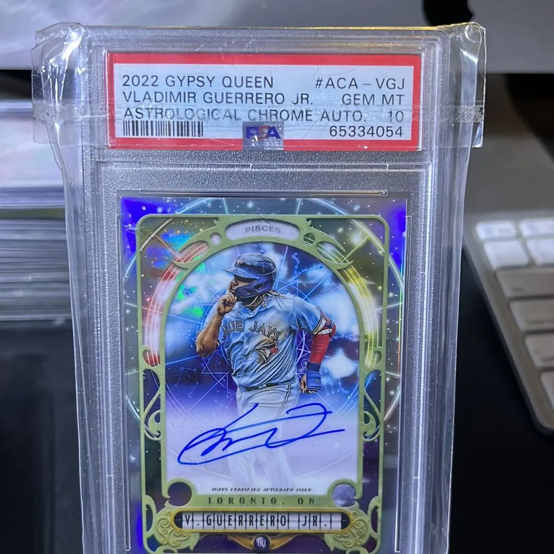 Product image for 2022 Topps Gypsy Queen Astrological Chrome Autographs Vladimir Guerrero Jr. ACA-VGJ Astrological Chr
