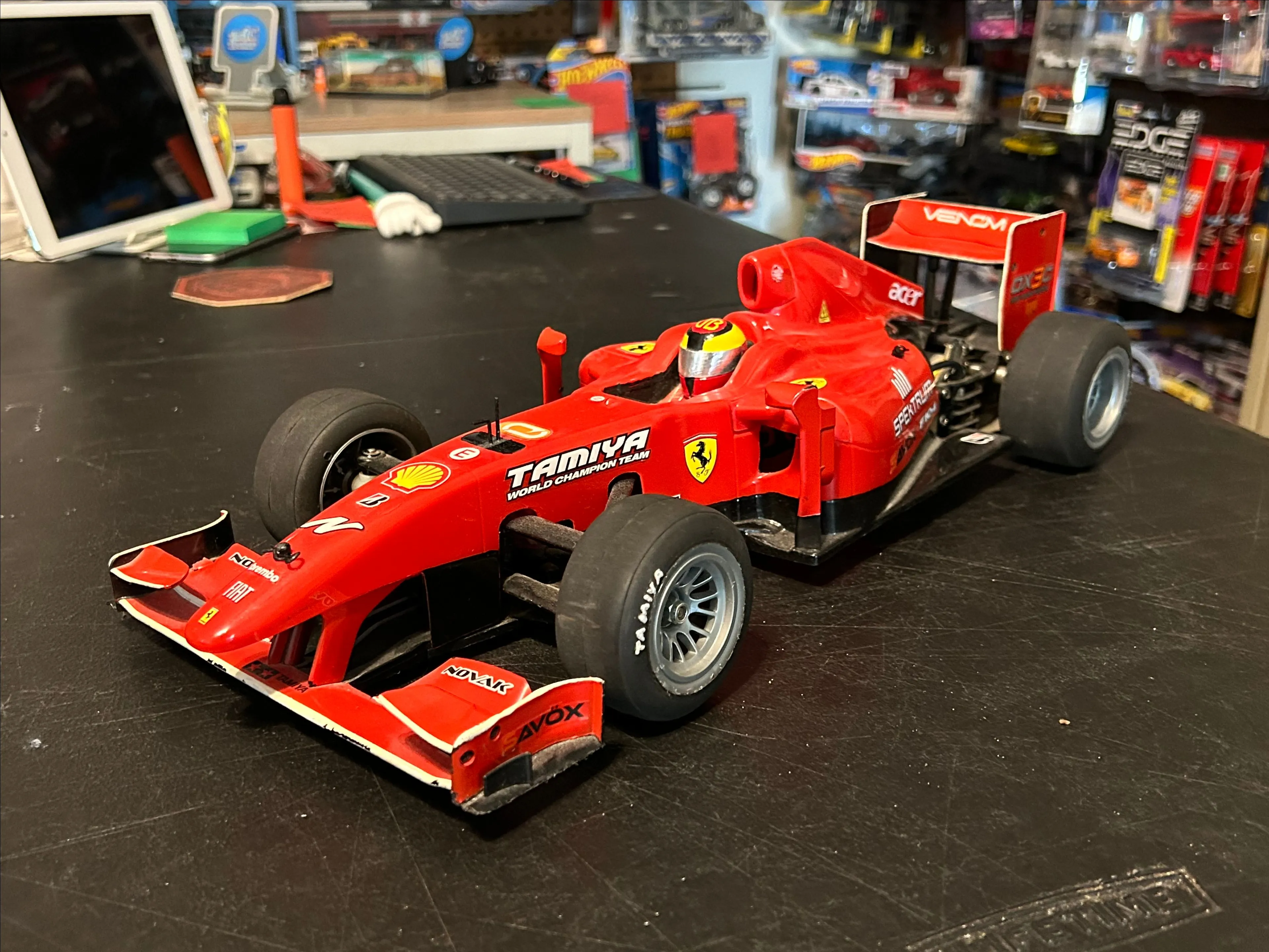 Product image for RC1 - Tamiya F104 Ferrari Formula 1 with Novak Brushless Sensored System