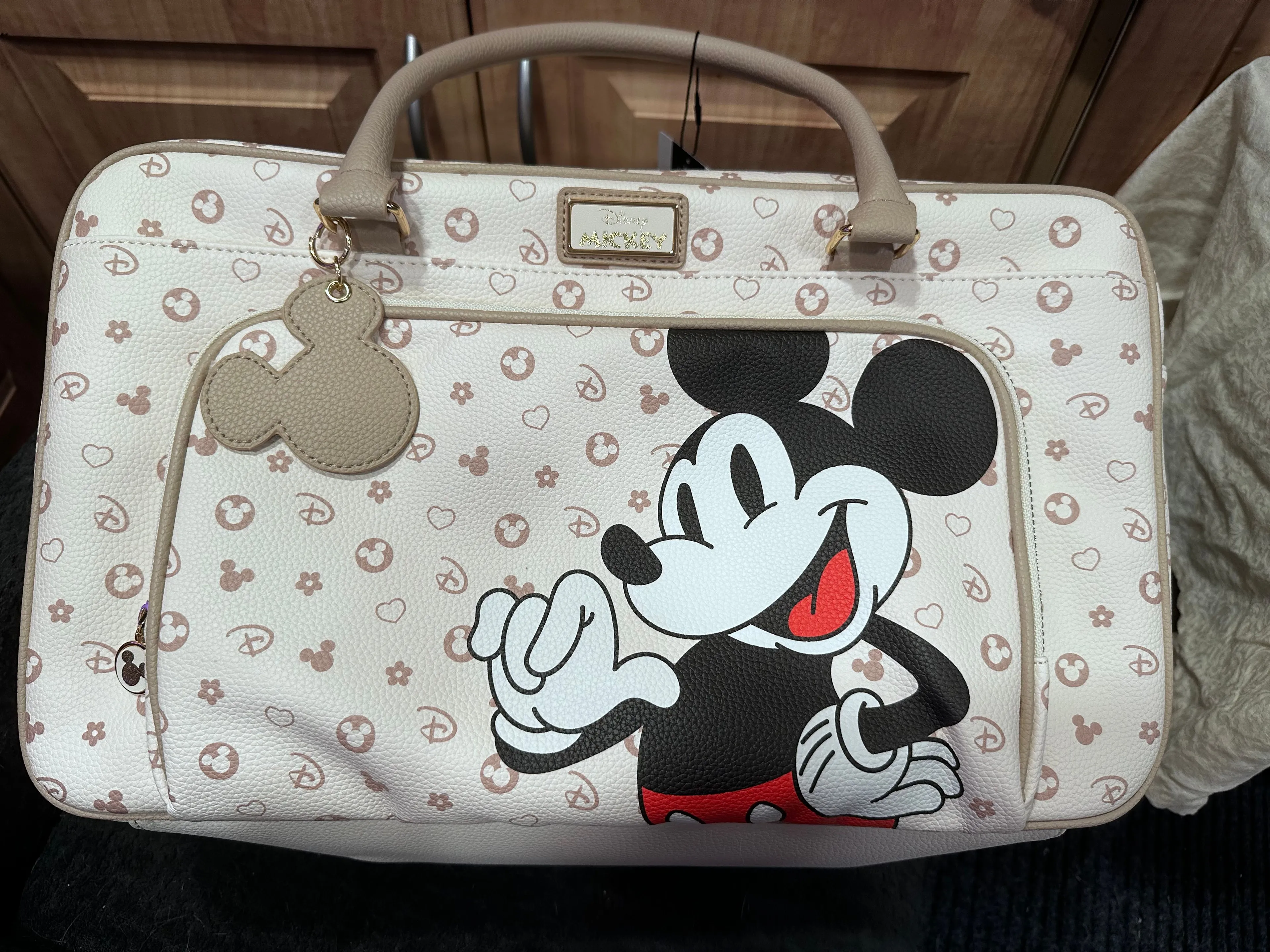 Product image for Disney Mickey Mouse Primark exclusive Weekender Travel Duffel NWT Mickey Vuitton