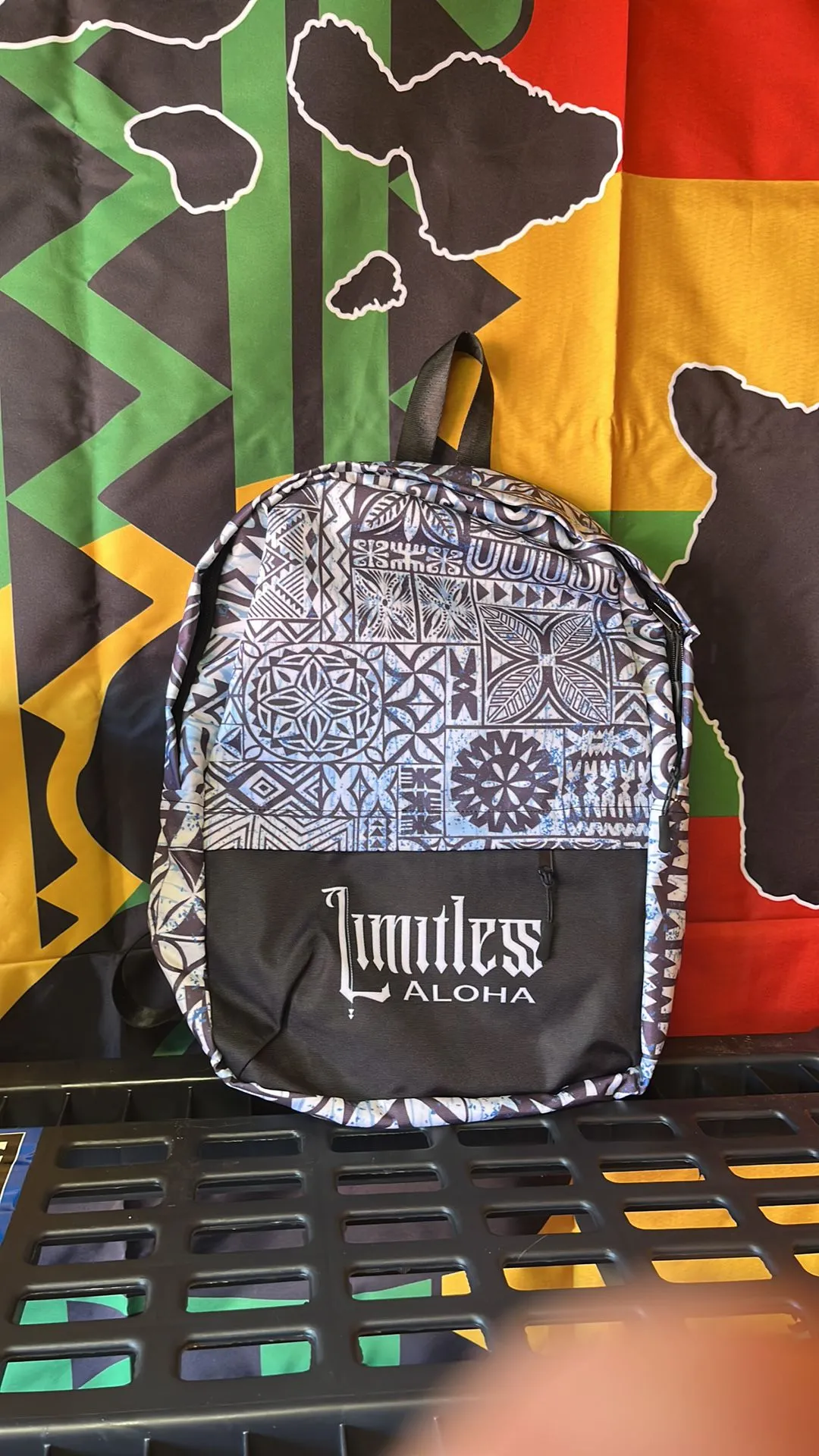 Product image for Hawaiian print backpack