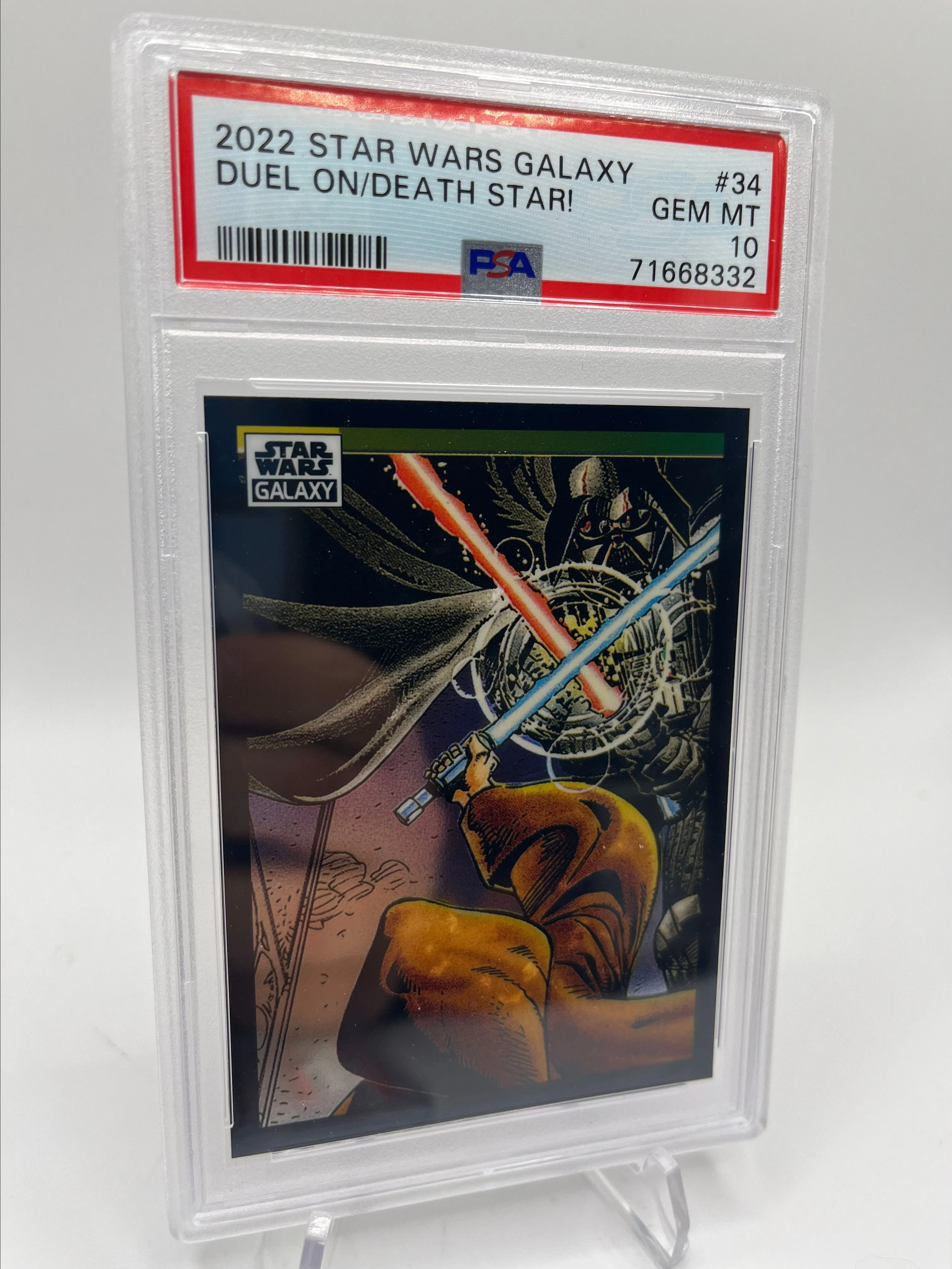 Product image for PSA 10 2022 Star Wars galaxy duel on Death Star #34