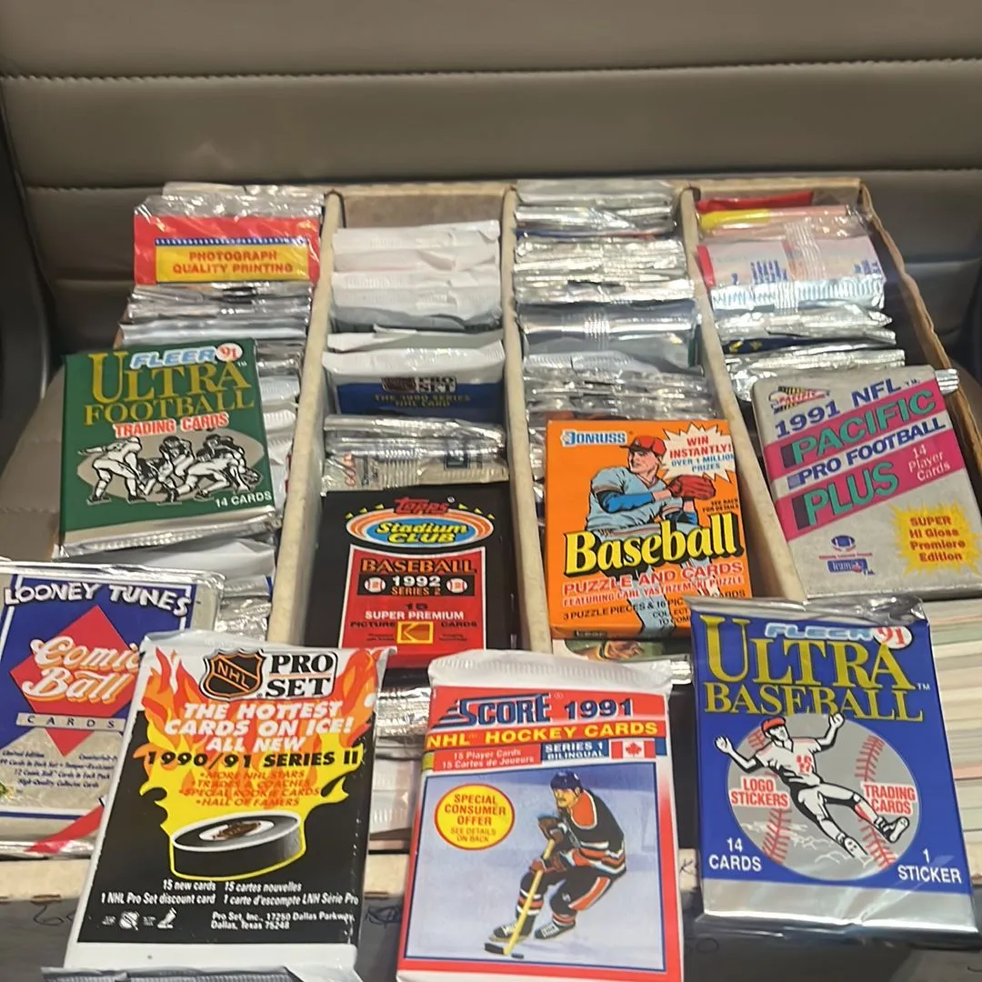 Product image for 90s spots cards packs?? Baseball, hockey, NFL