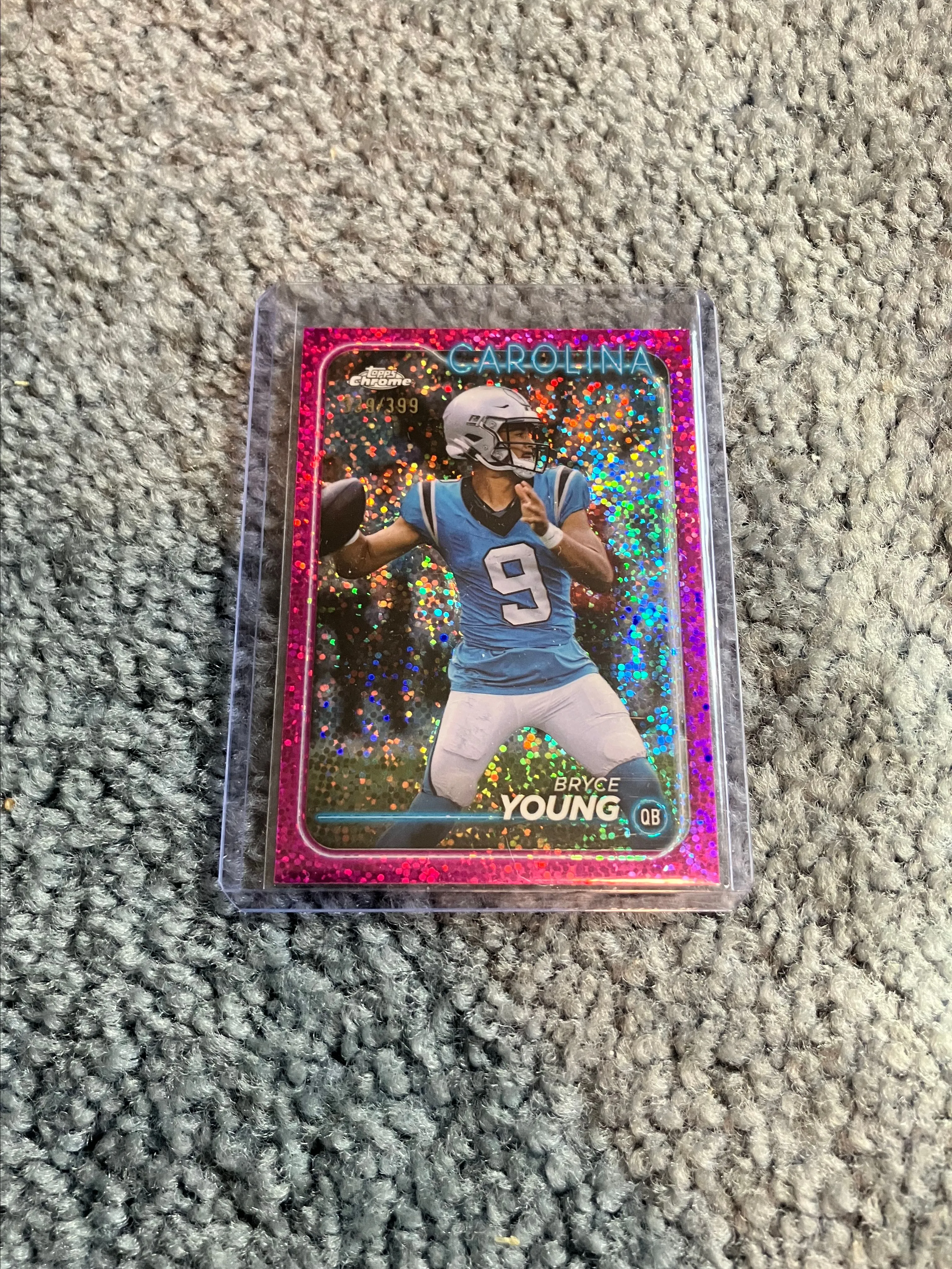 Product image for bryce young rookie pink /399