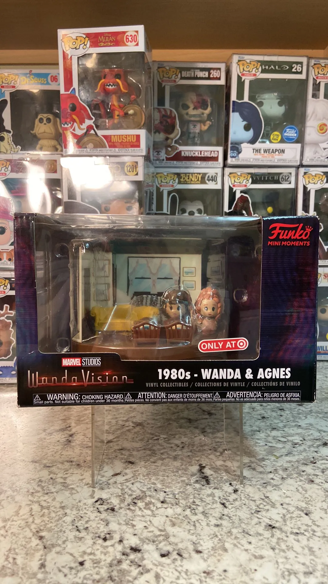 Product image for Funko Mini Moments Marvel Wanda Vision 1980 Wanda & Agnes