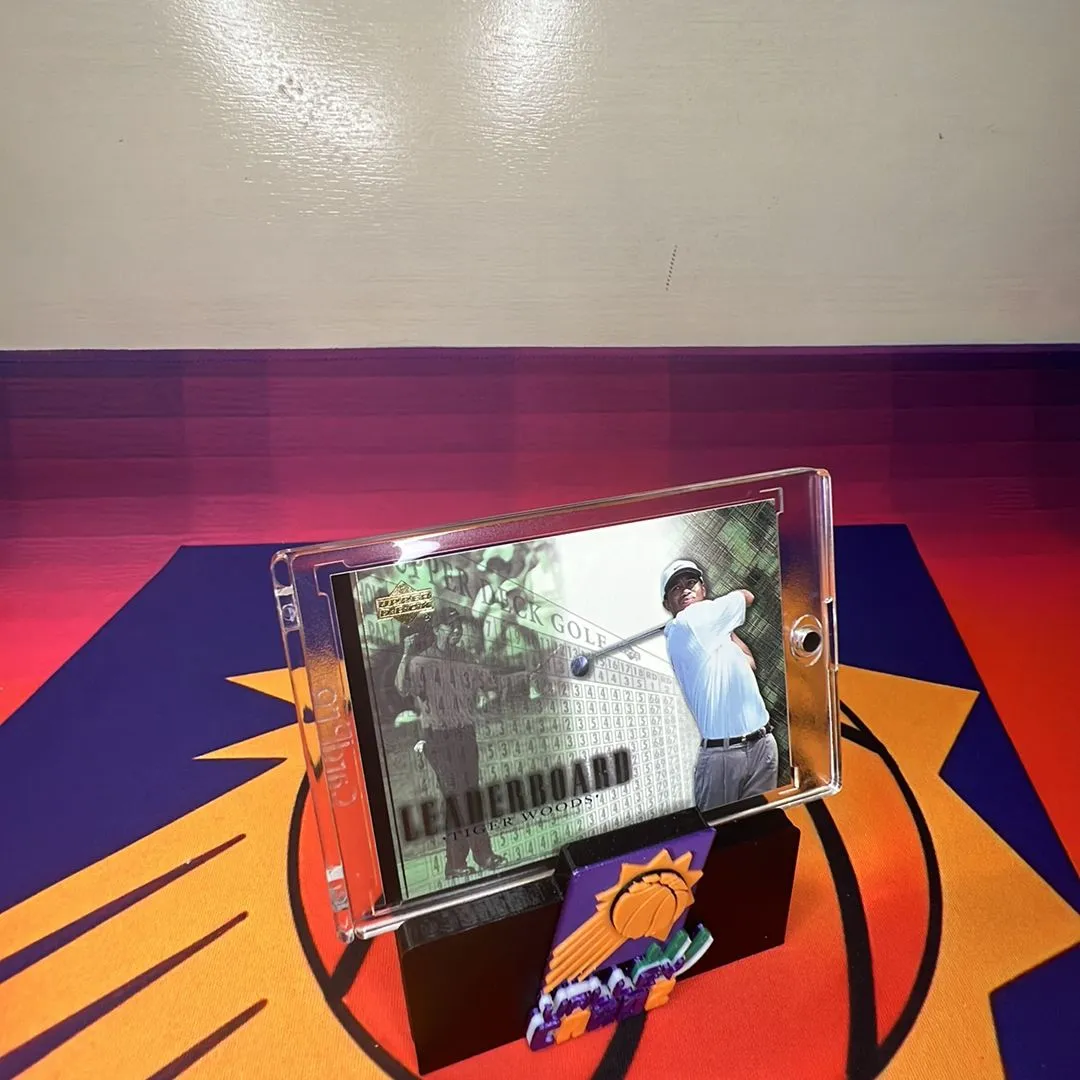Product image for Tiger Woods 2001 upper deck leaderboard rookie
