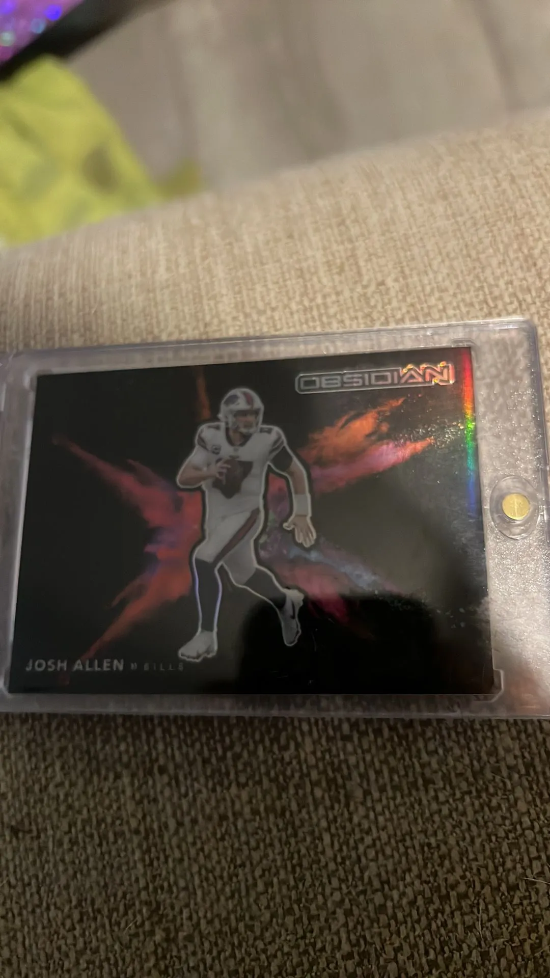 Product image for 2022 josh Allen case hit obsidian colorblast