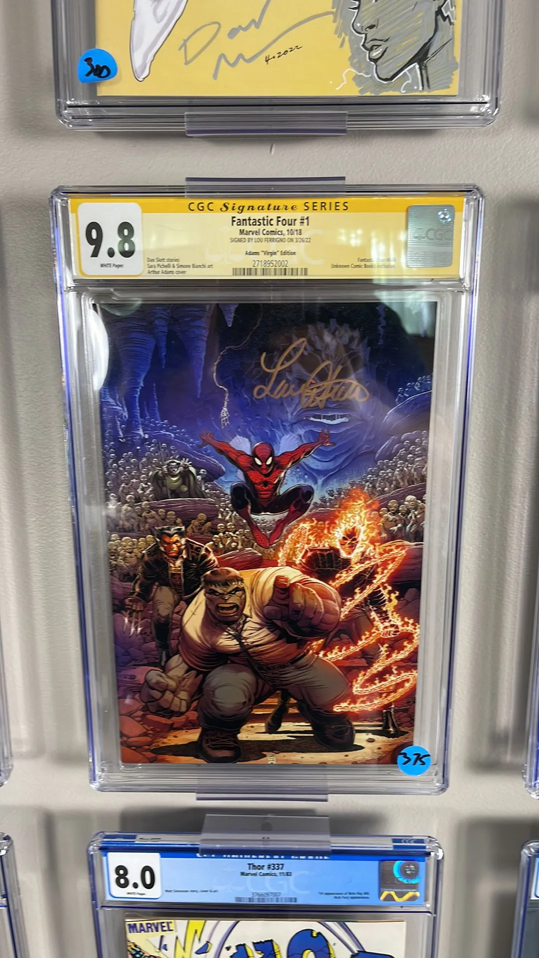 Product image for Fantastic Four 1 Adams ""Virgin"" Edition CGC 9.8 2018