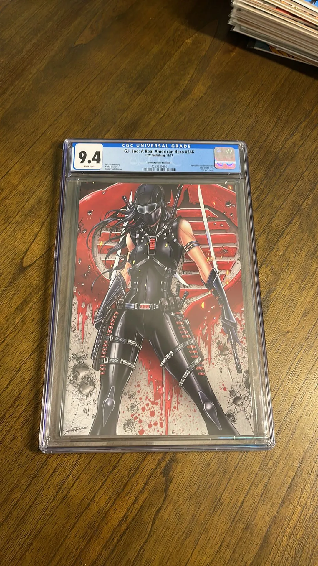 Product image for G.I. Joe: A Real American Hero 246 ComicXposure Edition B CGC 9.4 2017