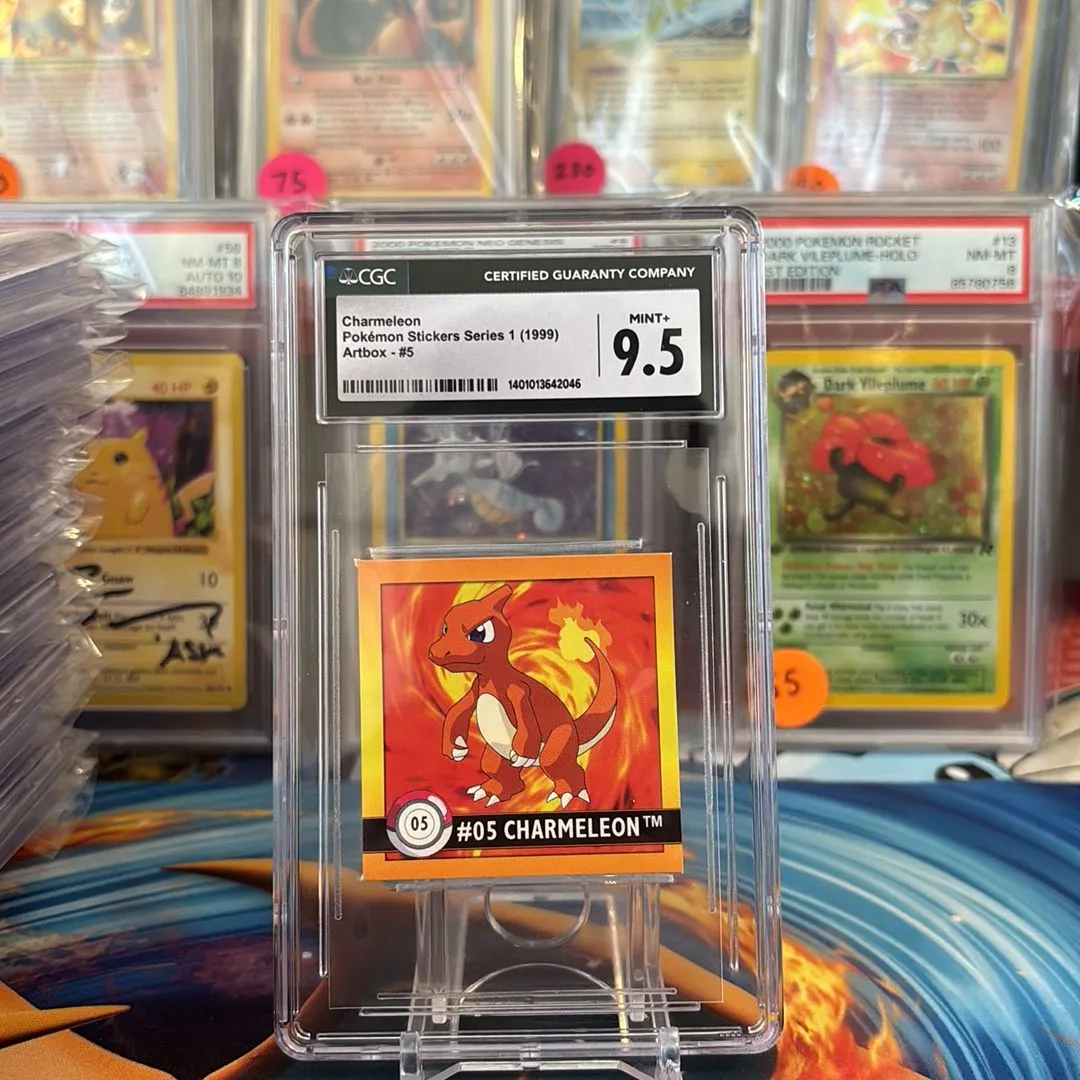 Product image for Artbox Charmeleon sticker CGC 9.5 POP 2