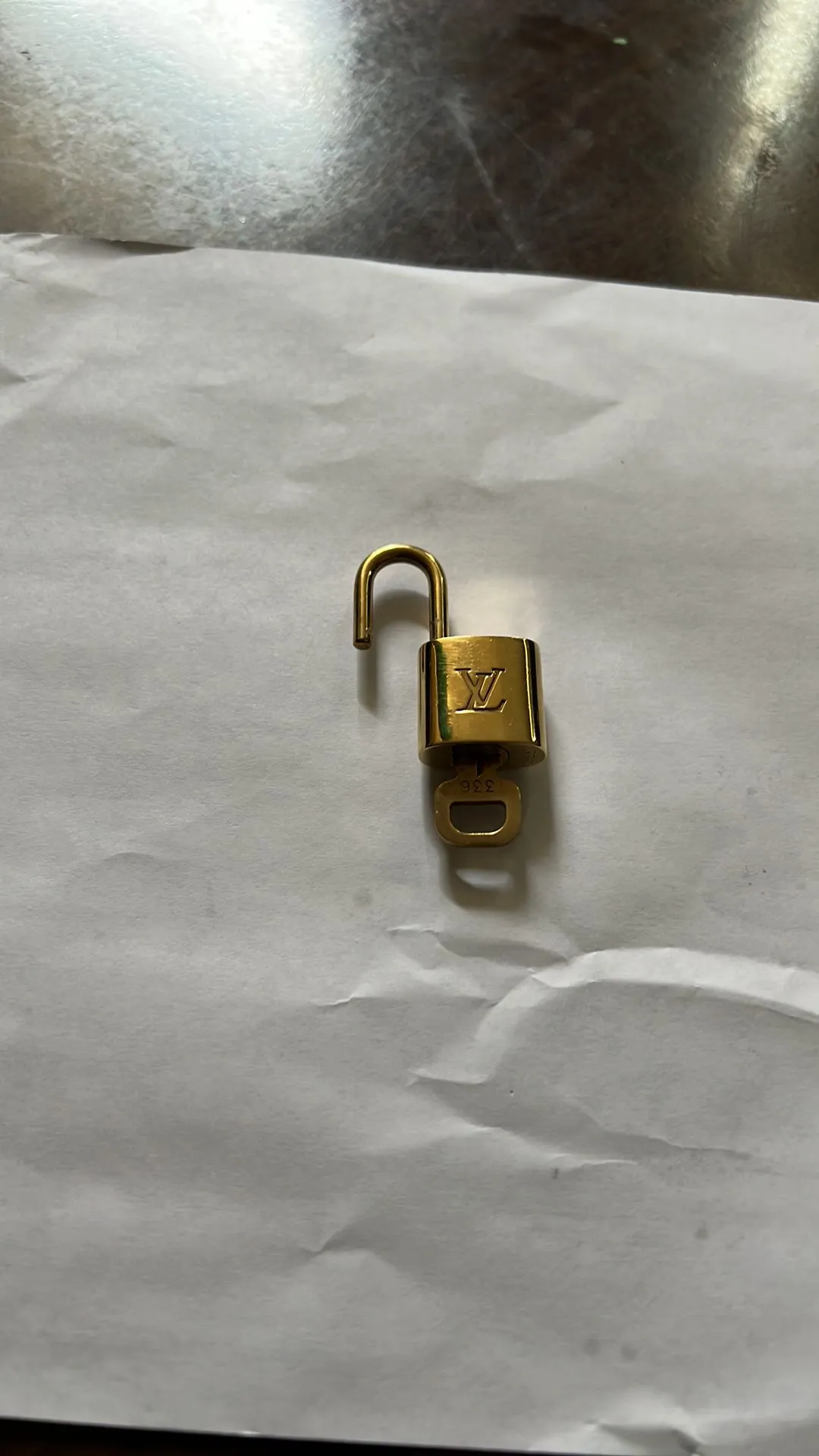 Product image for Louis Vuitton lock and key