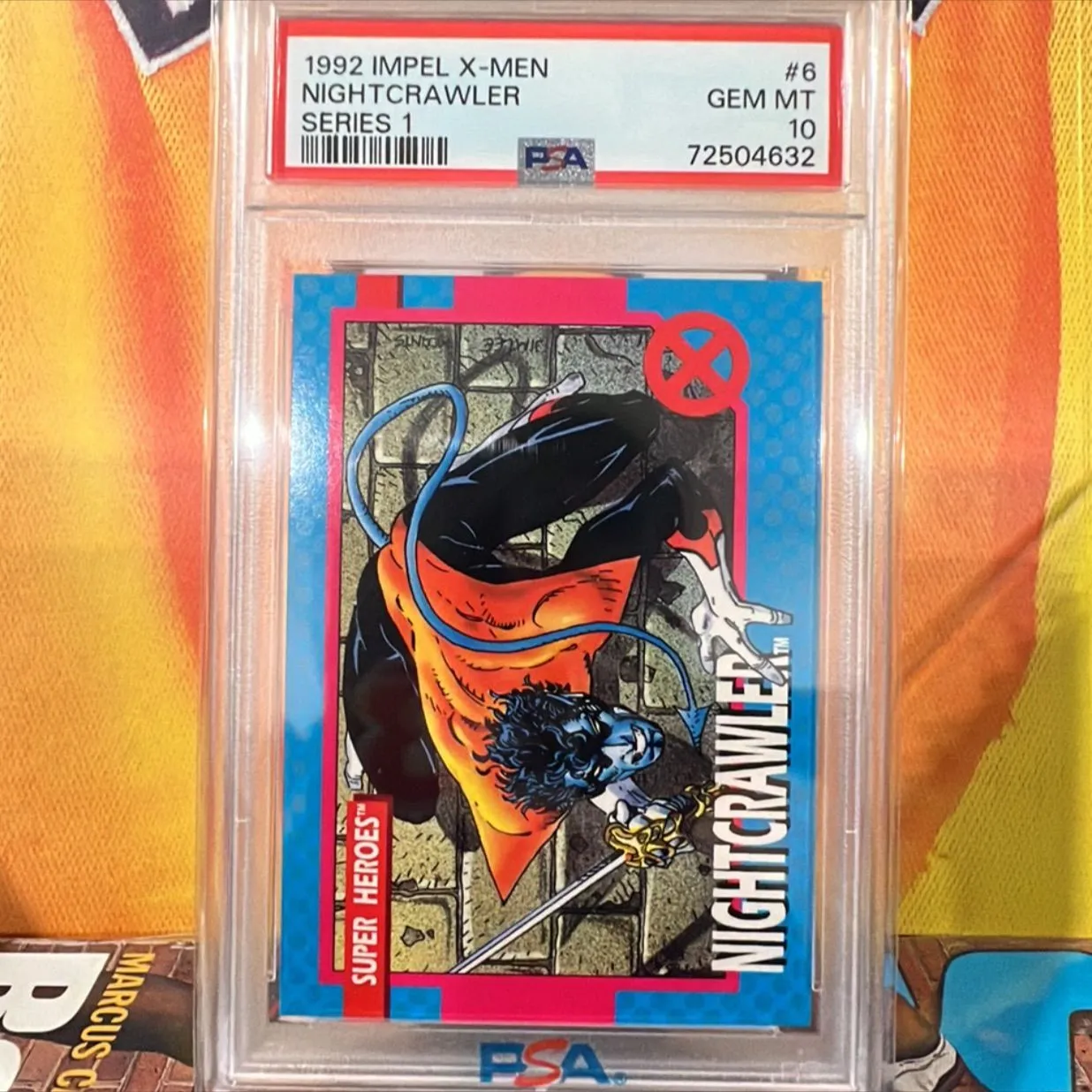 Product image for 1992 Impel X-Men Series 1 Nightcrawler Series 1 PSA GEM MT 10