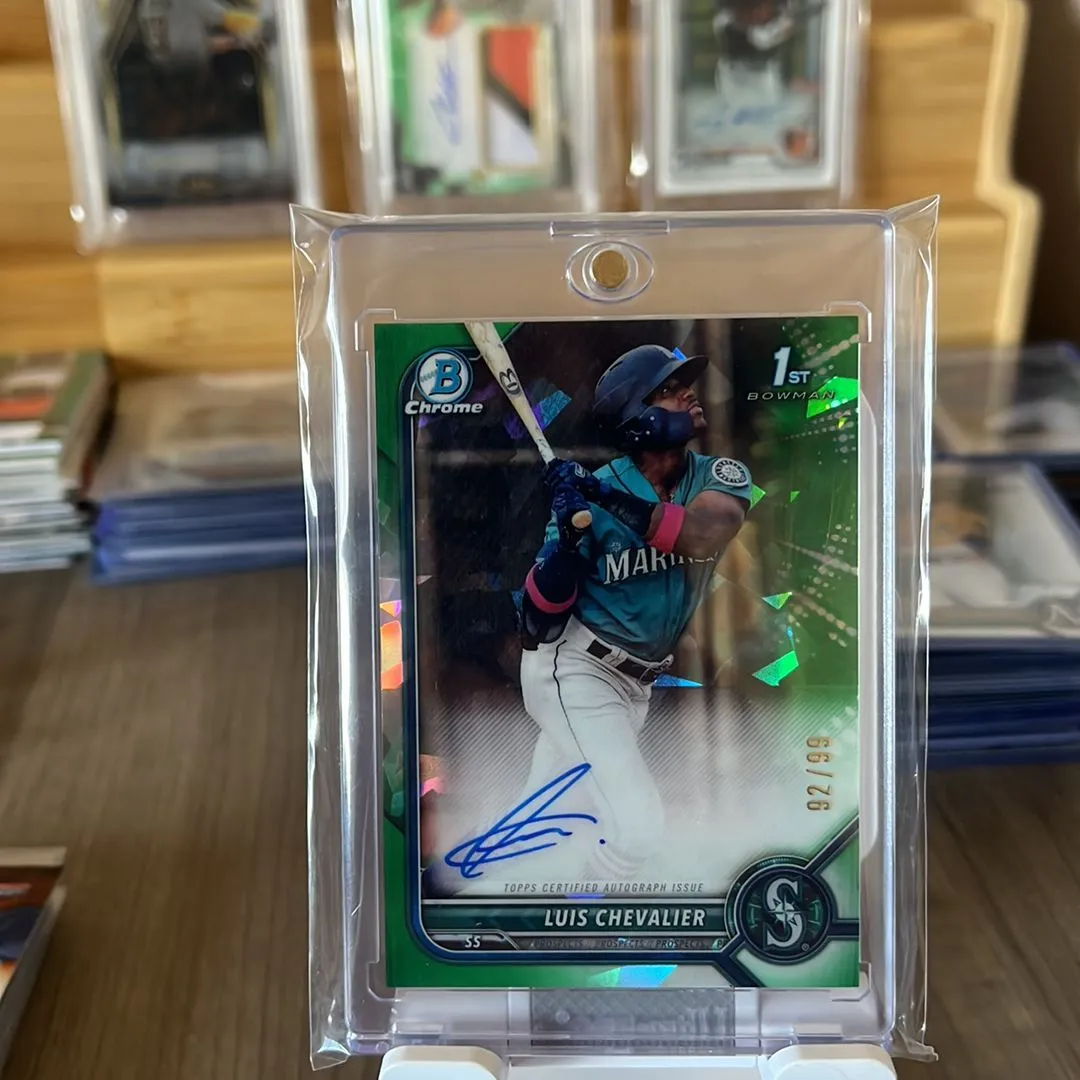 Product image for Bowman 1st green parallel Luis chevalier auto /99
