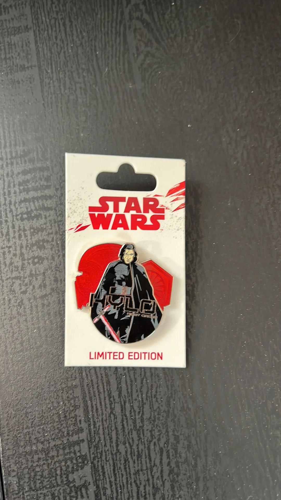 Product image for Disney Park Limited Edition Kylo Ren First Order Pin